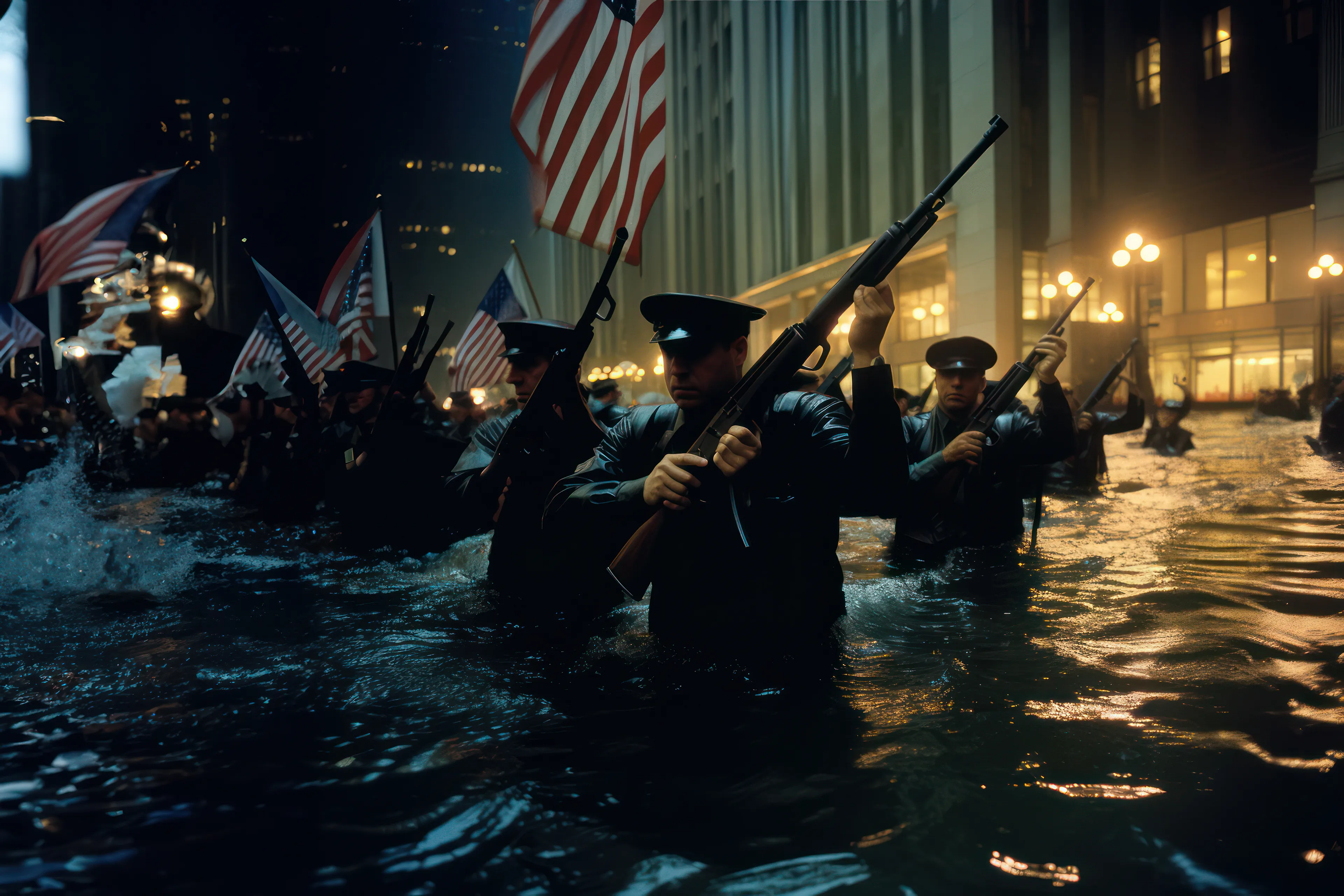A Synthetic Photography Series Documenting a Fictional Crisis. In the summer of 1996, an unprecedented series of storms unleashed their fury upon New York City, causing widespread devastation. This art collection features 100 AI-generated images exploring stories of humans who don't exist and moments that never happened. BAPTISM questions the nature of truth in photography and invites viewers to reflect on the role of AI-generated imagery in shaping our understanding of history.