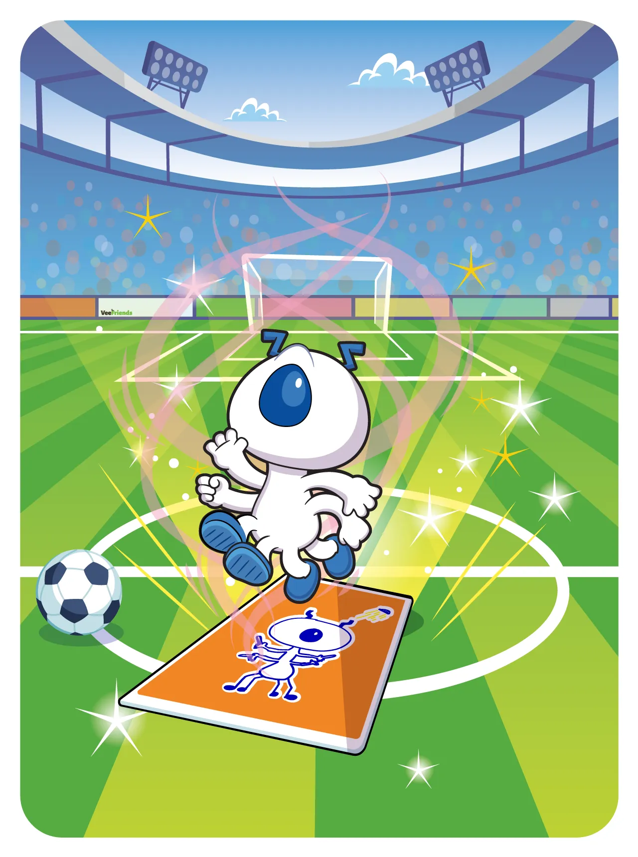 VeeFriends Series 2 is a collection of 55,555 tokens created using combinations of 251 VeeFriends characters, 68 backgrounds, and 8 unique poses to create a collection comprised entirely of unique one-of-one NFTs.

The collection features 236 original characters from VeeFriends Series 1 and 15 new characters created only in Series 2. The original hand-drawn VeeFriends characters have now evolved into their life-like Series 2 form as the VeeFriends universe takes shape.

This token is a collectible that lives on the Ethereum blockchain.