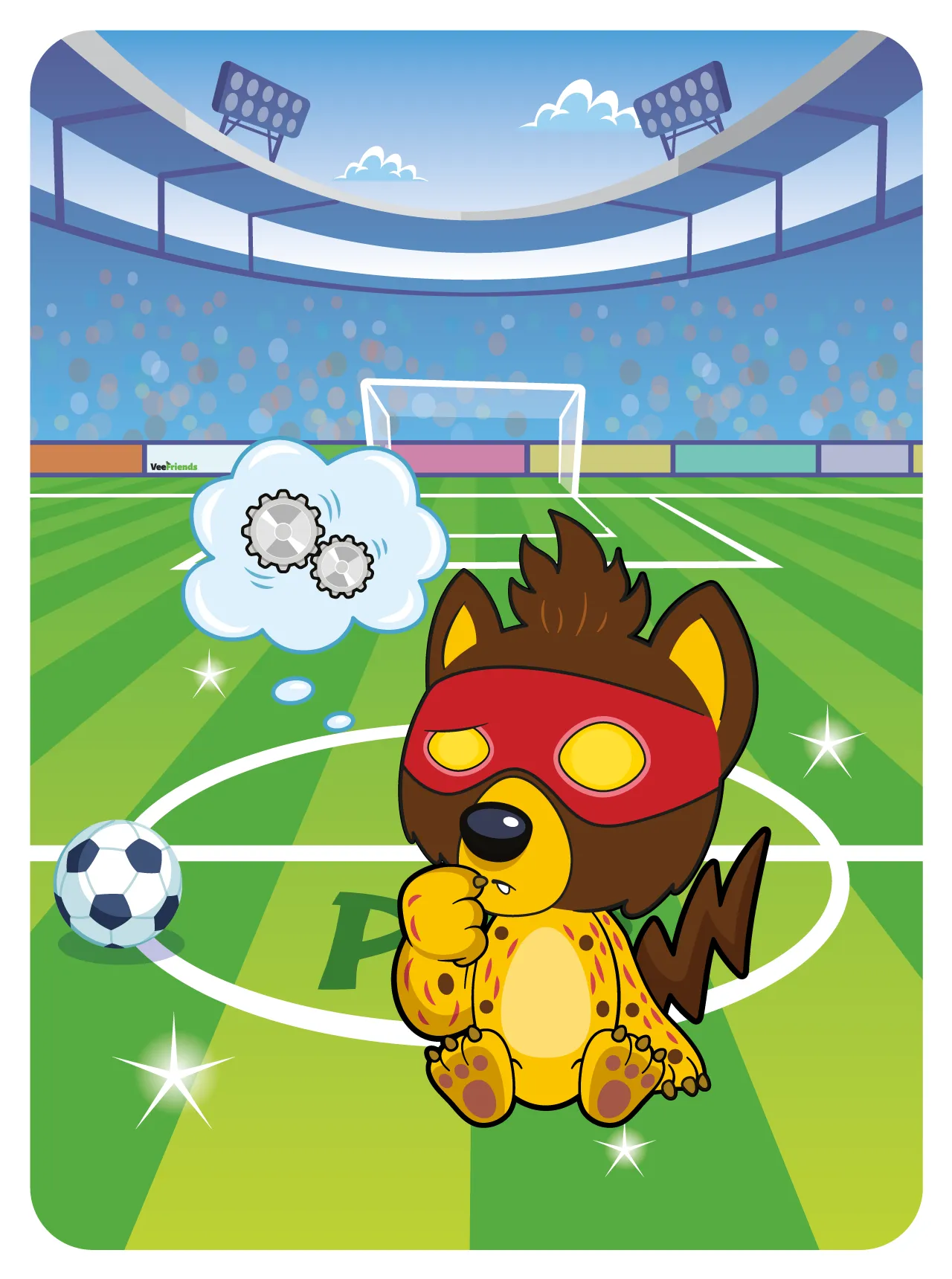 VeeFriends Series 2 is a collection of 55,555 tokens created using combinations of 251 VeeFriends characters, 68 backgrounds, and 8 unique poses to create a collection comprised entirely of unique one-of-one NFTs.

The collection features 236 original characters from VeeFriends Series 1 and 15 new characters created only in Series 2. The original hand-drawn VeeFriends characters have now evolved into their life-like Series 2 form as the VeeFriends universe takes shape.

This token is a collectible that lives on the Ethereum blockchain.