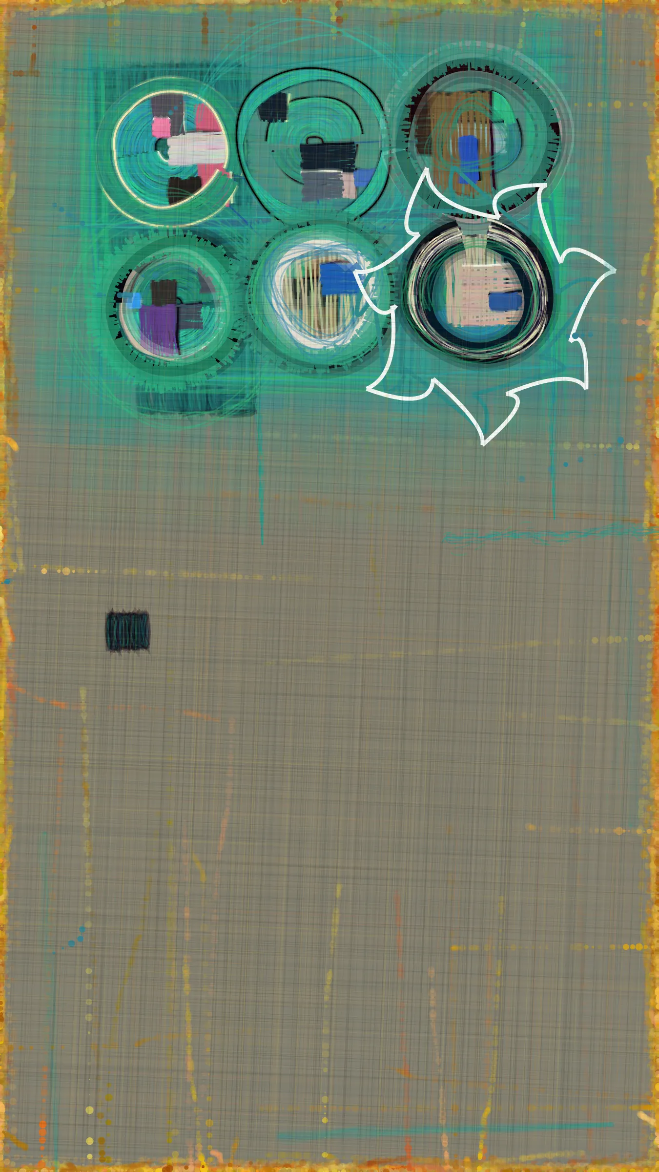 marfaMESH is an event-driven generative art experiment that took place over the course of Marfa 2023, Sept 21st to 24th. To participate attendees were required to download the marfaMESH app developed by Shane Richardson (Breath You, Ouroboros) and wear a NFC Card lanyard powered by IYK. Scanning other peoples lanyards built a social graph of interactions that created personalized artworks for each participant that evolved throughout the event. When scanning, the app prompted users to take a picture from which colors and basic forms were abstracted and fed into the emerging artwork. Interactions ‘nodes’ are clustered based on eleven key geo locations and there is a night day mode based on time of last interaction.  The project’s primary objective was to serve as an icebreaker to help bring about connections between people that wouldn’t have met otherwise. 

It is hoped that this project is an example of how generative art can be used to create highly personalized art chronicles of an event. Art that helps to preserve memories and create a treasured artifact that’s an extension of the ticket stub or merch item we are all familiar with. It's my belief that generative art has inherent properties that enable it to provide a new class of art that is part infographic; memorabilia; social graph; personal story and proof of participation. I can see a future in which a person's inner and outer worlds can be expressed in an evolving, responsive and interactive artwork. These life-artworks may meld in real time with life-artworks from friends and family or as large community expressions. 

A global expression of all the data collected will be created and auctioned as a one of one in the coming year. While it might seem that the individual outputs in this series will have the greatest value and meaning to the co-creators, a single collective expression of the event may have more value and meaning to art culture as a whole. Profits from this auction will be reinvested into the continued exploration of this approach of which marfaMESH has served as a compelling early proof-of-concept.