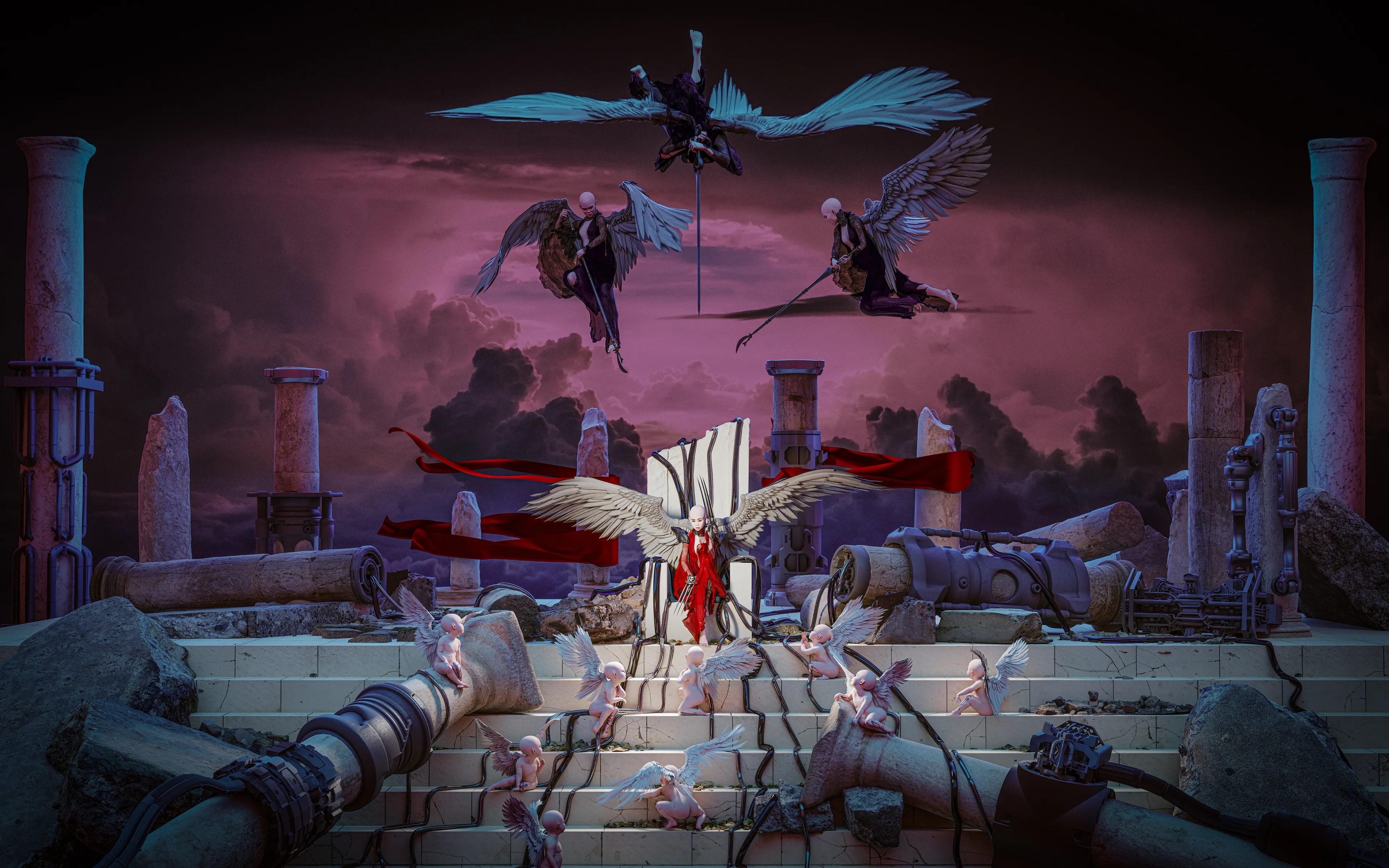Gods in Hi-res By Grimes x Mac. Date: 02/25/2020. Resolution: 4000x2500.