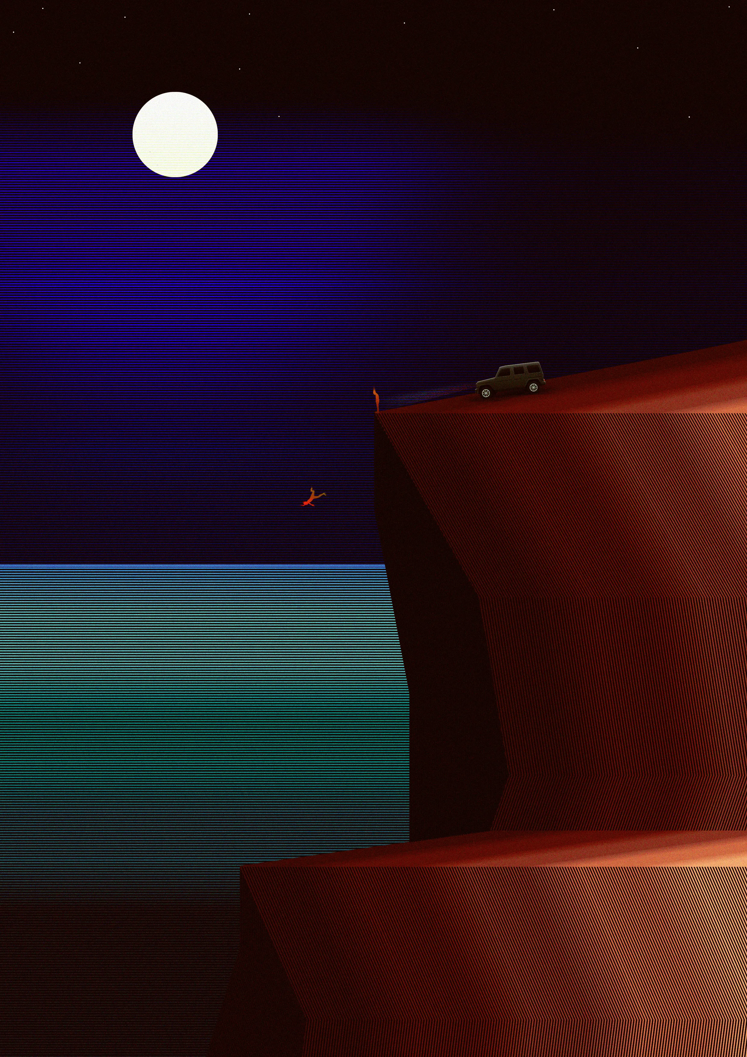 I killed him on a beautiful night.