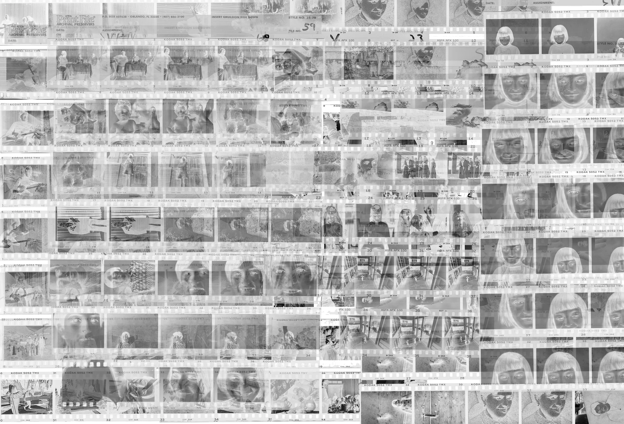 This ticket guarantees the holder 1/6th of the First Film archive:
732 film strips as 1/1s divided into 6 randomized batches of 122 film strips.
This is the entirety of existing film shot by photographer Aaron Huey from 1998-2000, every frame from start to finish, of his journey into Svanetia, a secluded mountain region in the Caucasus mountains of Georgia. 

"This journey was the first time I fell in love with a people and a place this deeply, and it forever changed how I made pictures. In this film, I began as a backpacker with a handful of slide film and no vision for storytelling, but over the course of 107 rolls, taken in three journeys over three years, I learned to see. The result was my first photo story, and one that would lead to my career as a National Geographic photographer. These film strips are every blurry frame and boring thought and hesitation of that journey, but also every risk and breakthrough and reward that made me the photographer I am today."

In addition to the 122 film strips in each batch will be 5 special select 1/1 images that each correspond to a frame on one of the strips in the batch.  In the archive there were 12 blank strips, 2 of these will be in each batch and each will come with a 1/1 image scan of a page from journals, songs, maps, and vocabulary handwritten between 1998-2000.