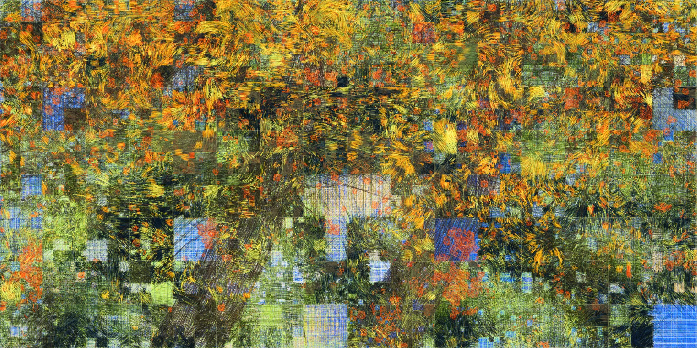 **Moments** is an exploration of memory and nostalgia, with nature and architecture as its subjects, inspired by my peaceful experiences in traditional Japanese ryokans.  
Some kind of memories reconstructed while souvenirs are fading as time passes.  
## **The Digital Collection**
The Digital Collection is a long form series and an animated piece that will loop through 4 different palettes for each NFT, emulating the time passing through seasons.   

My inspiration for this collection comes from serene and dear memories of my time in Japan. For me, traveling there means experiencing relaxing, inspiring moments in traditional ryokans—far away from the city, surrounded by nature (sometimes literally in the middle of the forest), where you can genuinely focus on self-care. You spend time in an onsen, enjoy beautifully curated and prepared meals, and return to your room with an incredible view of the outdoors.  

These places have a unique kind of architecture: minimalistic yet carefully constructed. Last year, I read a book called In Praise of Shadows by Junichiro Tanizaki, which helped me connect more deeply with the evolution of Japanese culture, linking a past I didn't know with the present day. Everything suddenly made sense to me. In a way, because of this book, I started seeing the Japan I knew differently (I noticed many many details), but also I started to have a look at my life and surroundings differently.  

Today, whenever I’m faced with complicated moments or need to figure out a solution, I mentally revisit my time in those ryokans. It’s become a kind of escape for me, a place where I find peace. It also brings up a lot of nostalgia from my experiences there.  

Earlier, I mentioned the architecture—I've decided to use that as the foundation for Moments. My starting point was the Japanese Shoji doors, constructed from wooden frames and washi paper. They became the structural basis for my artwork, where each block acts as a window into a memory, a window into a particular moment or passage of time.  

Nature appears either clearly through a seasonal color palette or more subtly suggested by organic elements and movements. The geometric structure is blending with more organic elements. This approach reflects the idea of ephemerality—representing nostalgia, memories that were once clear but have since been reconstructed again and again, ultimately transforming into something uniquely ours, reshaped through multiple layers of reflection.