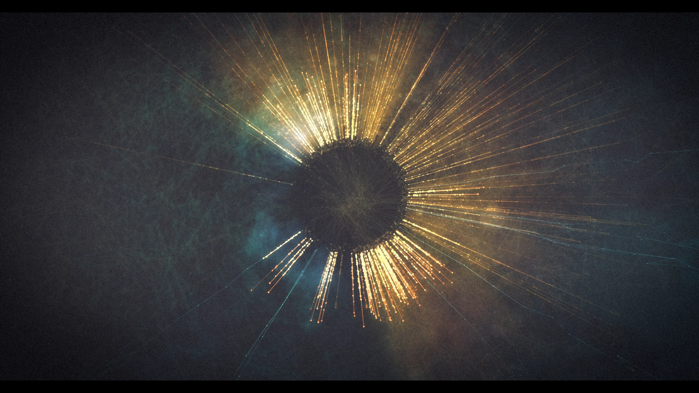 Monument depicts colossal cosmic events extending across time and space. Bold and powerful when viewed from a distance, each piece has an absorbing granular complexity when seen up close. Paying homage to film and cinematic processes, the project uses the characteristics of a camera lens to create and define the artistic form, and bokeh as the drawing primitive - a vibrant, light-based byproduct of a photographic lens. 

Monument is Tsukamoto’s most technically complex collection to date. Eight layers of generative form are composited with a set of visual effects including colour lookups, depth of field, lens-effects, film-grain and vignette, all of which are parametrically controlled by the generative process.

Presented in partnership with The Disruptive Gallery, Monument is a limited edition of 128 curated pieces.