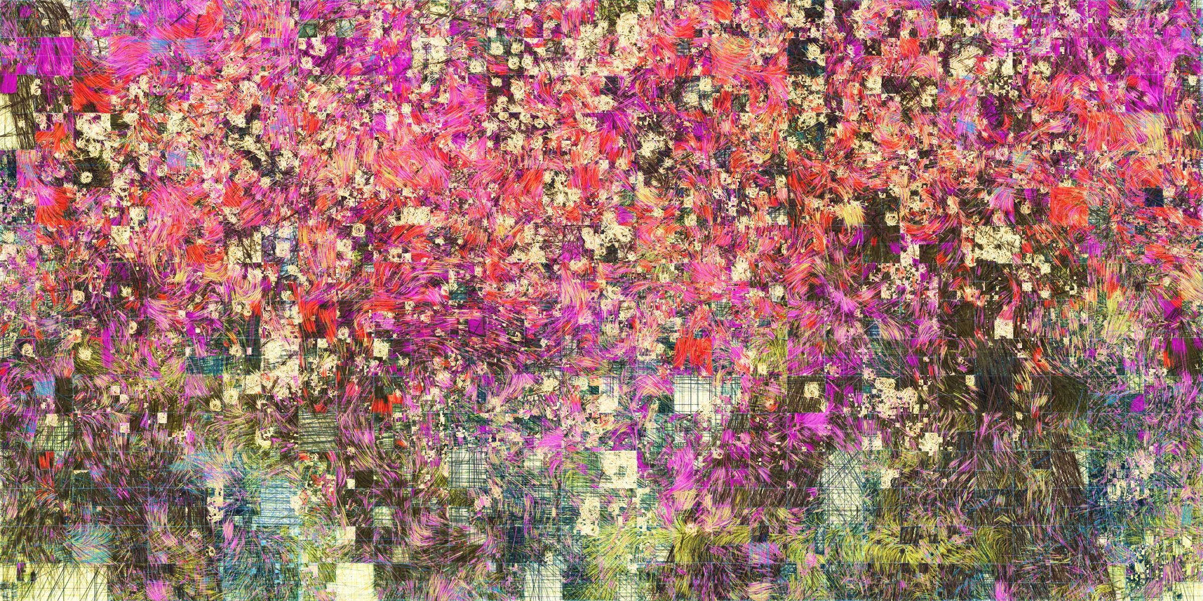 **Moments** is an exploration of memory and nostalgia, with nature and architecture as its subjects, inspired by my peaceful experiences in traditional Japanese ryokans.  
Some kind of memories reconstructed while souvenirs are fading as time passes.  
## **The Digital Collection**
The Digital Collection is a long form series and an animated piece that will loop through 4 different palettes for each NFT, emulating the time passing through seasons.   

My inspiration for this collection comes from serene and dear memories of my time in Japan. For me, traveling there means experiencing relaxing, inspiring moments in traditional ryokans—far away from the city, surrounded by nature (sometimes literally in the middle of the forest), where you can genuinely focus on self-care. You spend time in an onsen, enjoy beautifully curated and prepared meals, and return to your room with an incredible view of the outdoors.  

These places have a unique kind of architecture: minimalistic yet carefully constructed. Last year, I read a book called In Praise of Shadows by Junichiro Tanizaki, which helped me connect more deeply with the evolution of Japanese culture, linking a past I didn't know with the present day. Everything suddenly made sense to me. In a way, because of this book, I started seeing the Japan I knew differently (I noticed many many details), but also I started to have a look at my life and surroundings differently.  

Today, whenever I’m faced with complicated moments or need to figure out a solution, I mentally revisit my time in those ryokans. It’s become a kind of escape for me, a place where I find peace. It also brings up a lot of nostalgia from my experiences there.  

Earlier, I mentioned the architecture—I've decided to use that as the foundation for Moments. My starting point was the Japanese Shoji doors, constructed from wooden frames and washi paper. They became the structural basis for my artwork, where each block acts as a window into a memory, a window into a particular moment or passage of time.  

Nature appears either clearly through a seasonal color palette or more subtly suggested by organic elements and movements. The geometric structure is blending with more organic elements. This approach reflects the idea of ephemerality—representing nostalgia, memories that were once clear but have since been reconstructed again and again, ultimately transforming into something uniquely ours, reshaped through multiple layers of reflection.