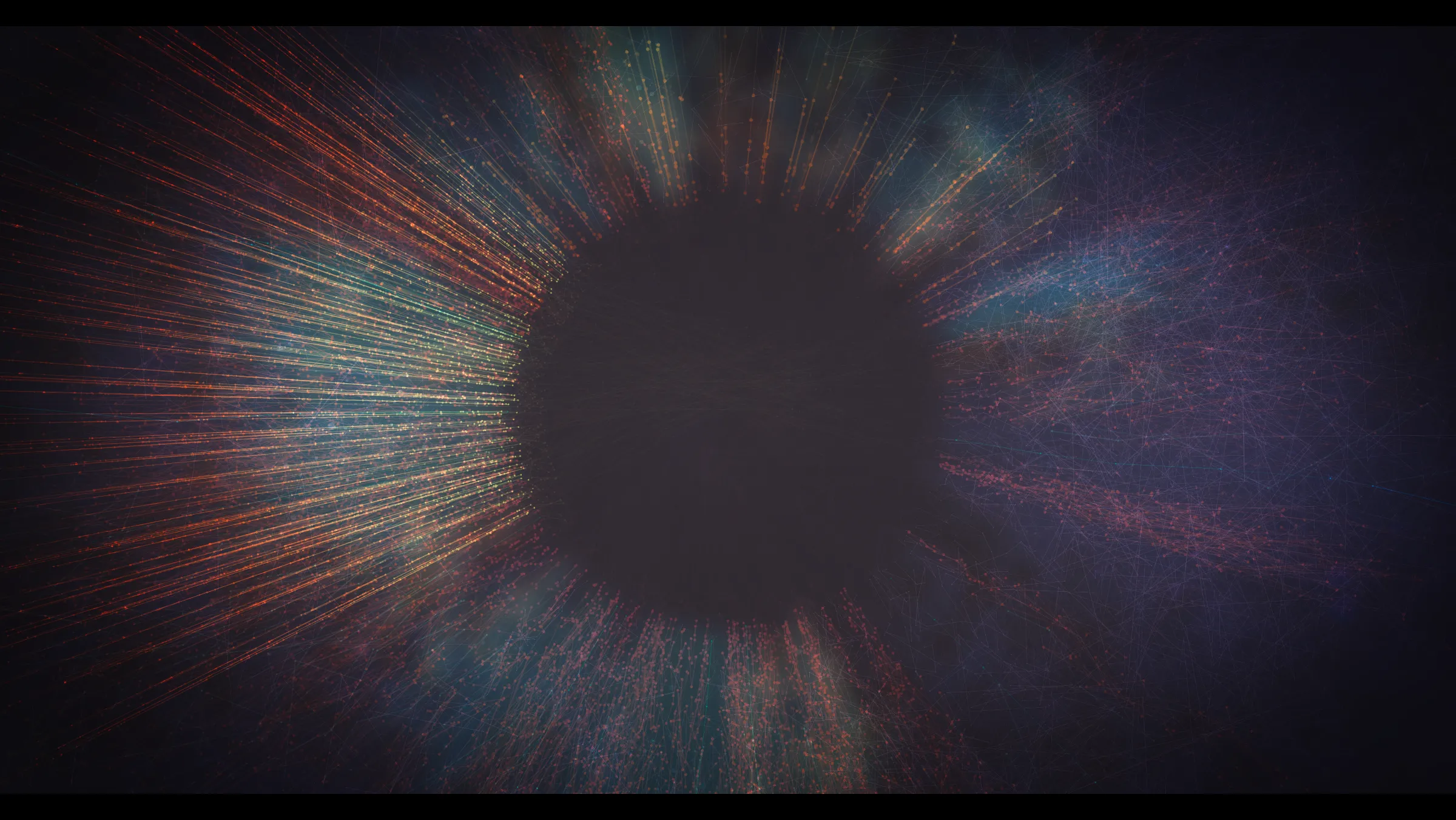Monument depicts colossal cosmic events extending across time and space. Bold and powerful when viewed from a distance, each piece has an absorbing granular complexity when seen up close. Paying homage to film and cinematic processes, the project uses the characteristics of a camera lens to create and define the artistic form, and bokeh as the drawing primitive - a vibrant, light-based byproduct of a photographic lens. 

Monument is Tsukamoto’s most technically complex collection to date. Eight layers of generative form are composited with a set of visual effects including colour lookups, depth of field, lens-effects, film-grain and vignette, all of which are parametrically controlled by the generative process.

Presented in partnership with The Disruptive Gallery, Monument is a limited edition of 128 curated pieces.