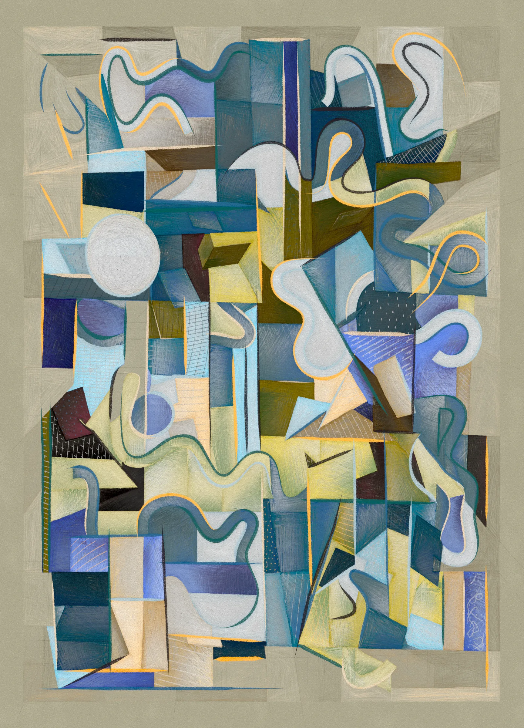 Materialistic is a generative series of 92 works exploring surface, texture, and the boundaries of digital materiality. The project draws a parallel between Cubism and early computer graphics, as both use simplified forms and structured systems to reinterpret reality. 

Deconstruction and reconstruction are at the core of this project. Each composition begins with precise construction lines and multiple viewpoints, then is reassembled algorithmically into geometric structures and fragmented planes. The interplay of movement, surface, and texture is directly created through the code.

This contract represents the 12 artist curated edition mints from the release. The associated physicals can be claimed via The Disruptive Gallery.