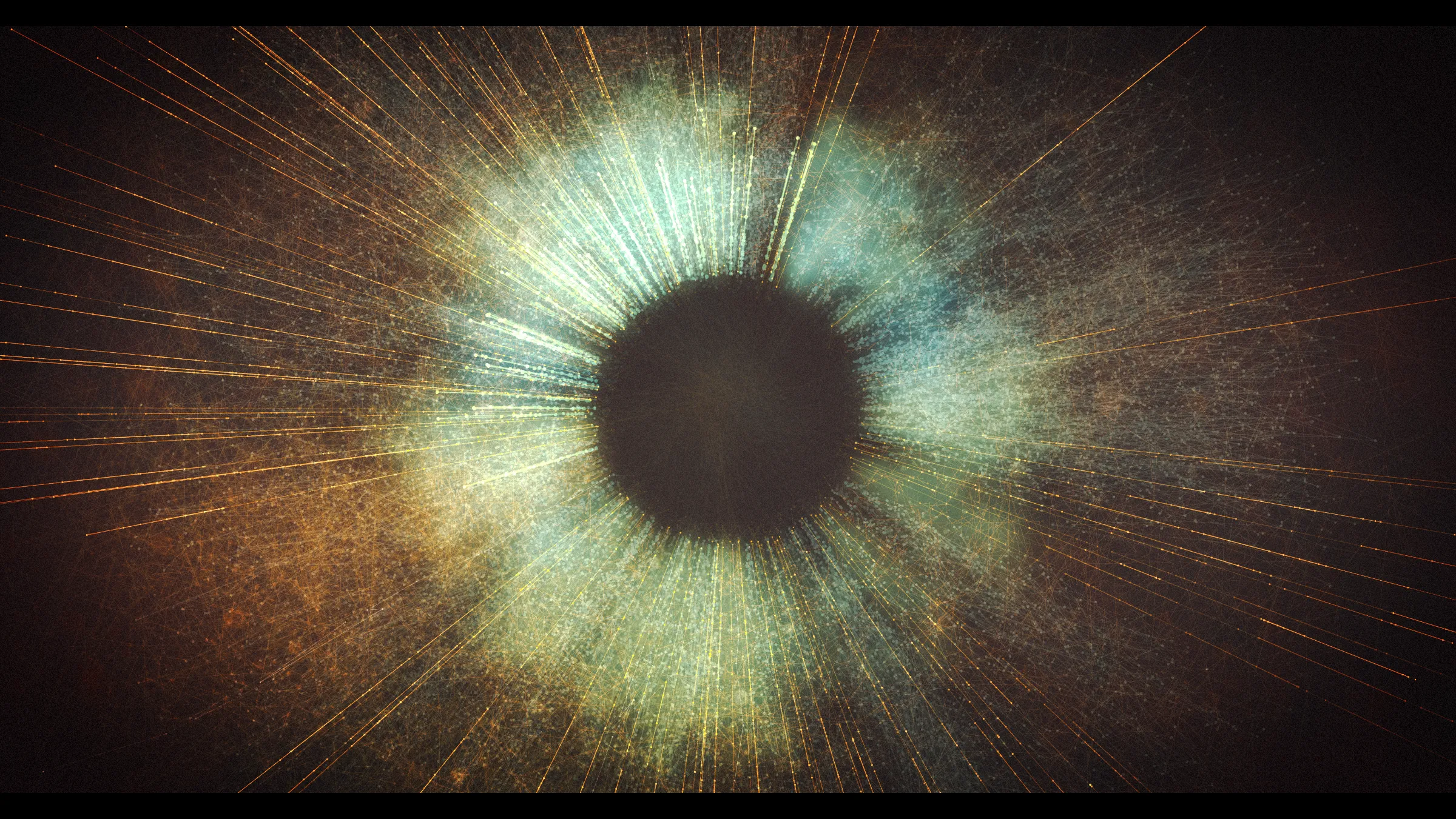 Monument depicts colossal cosmic events extending across time and space. Bold and powerful when viewed from a distance, each piece has an absorbing granular complexity when seen up close. Paying homage to film and cinematic processes, the project uses the characteristics of a camera lens to create and define the artistic form, and bokeh as the drawing primitive - a vibrant, light-based byproduct of a photographic lens. 

Monument is Tsukamoto’s most technically complex collection to date. Eight layers of generative form are composited with a set of visual effects including colour lookups, depth of field, lens-effects, film-grain and vignette, all of which are parametrically controlled by the generative process.

Presented in partnership with The Disruptive Gallery, Monument is a limited edition of 128 curated pieces.