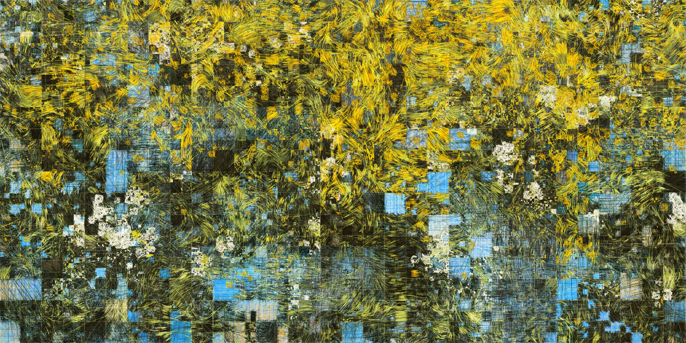**Moments** is an exploration of memory and nostalgia, with nature and architecture as its subjects, inspired by my peaceful experiences in traditional Japanese ryokans.  
Some kind of memories reconstructed while souvenirs are fading as time passes.  
## **The Digital Collection**
The Digital Collection is a long form series and an animated piece that will loop through 4 different palettes for each NFT, emulating the time passing through seasons.   

My inspiration for this collection comes from serene and dear memories of my time in Japan. For me, traveling there means experiencing relaxing, inspiring moments in traditional ryokans—far away from the city, surrounded by nature (sometimes literally in the middle of the forest), where you can genuinely focus on self-care. You spend time in an onsen, enjoy beautifully curated and prepared meals, and return to your room with an incredible view of the outdoors.  

These places have a unique kind of architecture: minimalistic yet carefully constructed. Last year, I read a book called In Praise of Shadows by Junichiro Tanizaki, which helped me connect more deeply with the evolution of Japanese culture, linking a past I didn't know with the present day. Everything suddenly made sense to me. In a way, because of this book, I started seeing the Japan I knew differently (I noticed many many details), but also I started to have a look at my life and surroundings differently.  

Today, whenever I’m faced with complicated moments or need to figure out a solution, I mentally revisit my time in those ryokans. It’s become a kind of escape for me, a place where I find peace. It also brings up a lot of nostalgia from my experiences there.  

Earlier, I mentioned the architecture—I've decided to use that as the foundation for Moments. My starting point was the Japanese Shoji doors, constructed from wooden frames and washi paper. They became the structural basis for my artwork, where each block acts as a window into a memory, a window into a particular moment or passage of time.  

Nature appears either clearly through a seasonal color palette or more subtly suggested by organic elements and movements. The geometric structure is blending with more organic elements. This approach reflects the idea of ephemerality—representing nostalgia, memories that were once clear but have since been reconstructed again and again, ultimately transforming into something uniquely ours, reshaped through multiple layers of reflection.