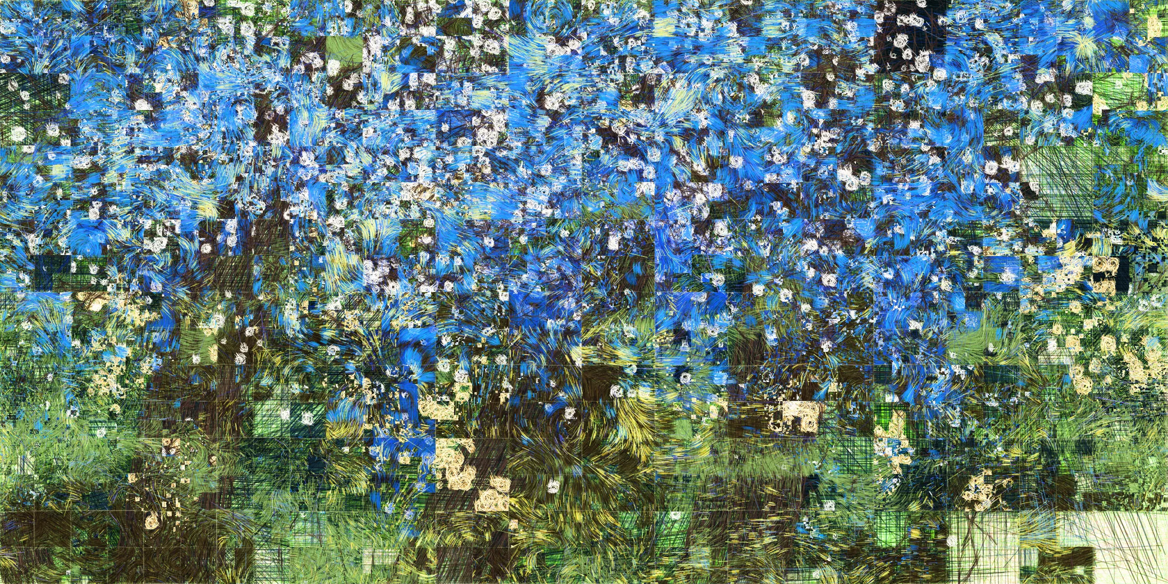 **Moments** is an exploration of memory and nostalgia, with nature and architecture as its subjects, inspired by my peaceful experiences in traditional Japanese ryokans.  
Some kind of memories reconstructed while souvenirs are fading as time passes.  
## **The Digital Collection**
The Digital Collection is a long form series and an animated piece that will loop through 4 different palettes for each NFT, emulating the time passing through seasons.   

My inspiration for this collection comes from serene and dear memories of my time in Japan. For me, traveling there means experiencing relaxing, inspiring moments in traditional ryokans—far away from the city, surrounded by nature (sometimes literally in the middle of the forest), where you can genuinely focus on self-care. You spend time in an onsen, enjoy beautifully curated and prepared meals, and return to your room with an incredible view of the outdoors.  

These places have a unique kind of architecture: minimalistic yet carefully constructed. Last year, I read a book called In Praise of Shadows by Junichiro Tanizaki, which helped me connect more deeply with the evolution of Japanese culture, linking a past I didn't know with the present day. Everything suddenly made sense to me. In a way, because of this book, I started seeing the Japan I knew differently (I noticed many many details), but also I started to have a look at my life and surroundings differently.  

Today, whenever I’m faced with complicated moments or need to figure out a solution, I mentally revisit my time in those ryokans. It’s become a kind of escape for me, a place where I find peace. It also brings up a lot of nostalgia from my experiences there.  

Earlier, I mentioned the architecture—I've decided to use that as the foundation for Moments. My starting point was the Japanese Shoji doors, constructed from wooden frames and washi paper. They became the structural basis for my artwork, where each block acts as a window into a memory, a window into a particular moment or passage of time.  

Nature appears either clearly through a seasonal color palette or more subtly suggested by organic elements and movements. The geometric structure is blending with more organic elements. This approach reflects the idea of ephemerality—representing nostalgia, memories that were once clear but have since been reconstructed again and again, ultimately transforming into something uniquely ours, reshaped through multiple layers of reflection.