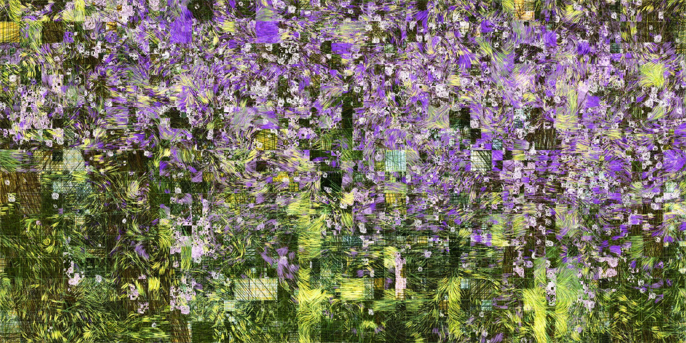 **Moments** is an exploration of memory and nostalgia, with nature and architecture as its subjects, inspired by my peaceful experiences in traditional Japanese ryokans.  
Some kind of memories reconstructed while souvenirs are fading as time passes.  
## **The Digital Collection**
The Digital Collection is a long form series and an animated piece that will loop through 4 different palettes for each NFT, emulating the time passing through seasons.   

My inspiration for this collection comes from serene and dear memories of my time in Japan. For me, traveling there means experiencing relaxing, inspiring moments in traditional ryokans—far away from the city, surrounded by nature (sometimes literally in the middle of the forest), where you can genuinely focus on self-care. You spend time in an onsen, enjoy beautifully curated and prepared meals, and return to your room with an incredible view of the outdoors.  

These places have a unique kind of architecture: minimalistic yet carefully constructed. Last year, I read a book called In Praise of Shadows by Junichiro Tanizaki, which helped me connect more deeply with the evolution of Japanese culture, linking a past I didn't know with the present day. Everything suddenly made sense to me. In a way, because of this book, I started seeing the Japan I knew differently (I noticed many many details), but also I started to have a look at my life and surroundings differently.  

Today, whenever I’m faced with complicated moments or need to figure out a solution, I mentally revisit my time in those ryokans. It’s become a kind of escape for me, a place where I find peace. It also brings up a lot of nostalgia from my experiences there.  

Earlier, I mentioned the architecture—I've decided to use that as the foundation for Moments. My starting point was the Japanese Shoji doors, constructed from wooden frames and washi paper. They became the structural basis for my artwork, where each block acts as a window into a memory, a window into a particular moment or passage of time.  

Nature appears either clearly through a seasonal color palette or more subtly suggested by organic elements and movements. The geometric structure is blending with more organic elements. This approach reflects the idea of ephemerality—representing nostalgia, memories that were once clear but have since been reconstructed again and again, ultimately transforming into something uniquely ours, reshaped through multiple layers of reflection.