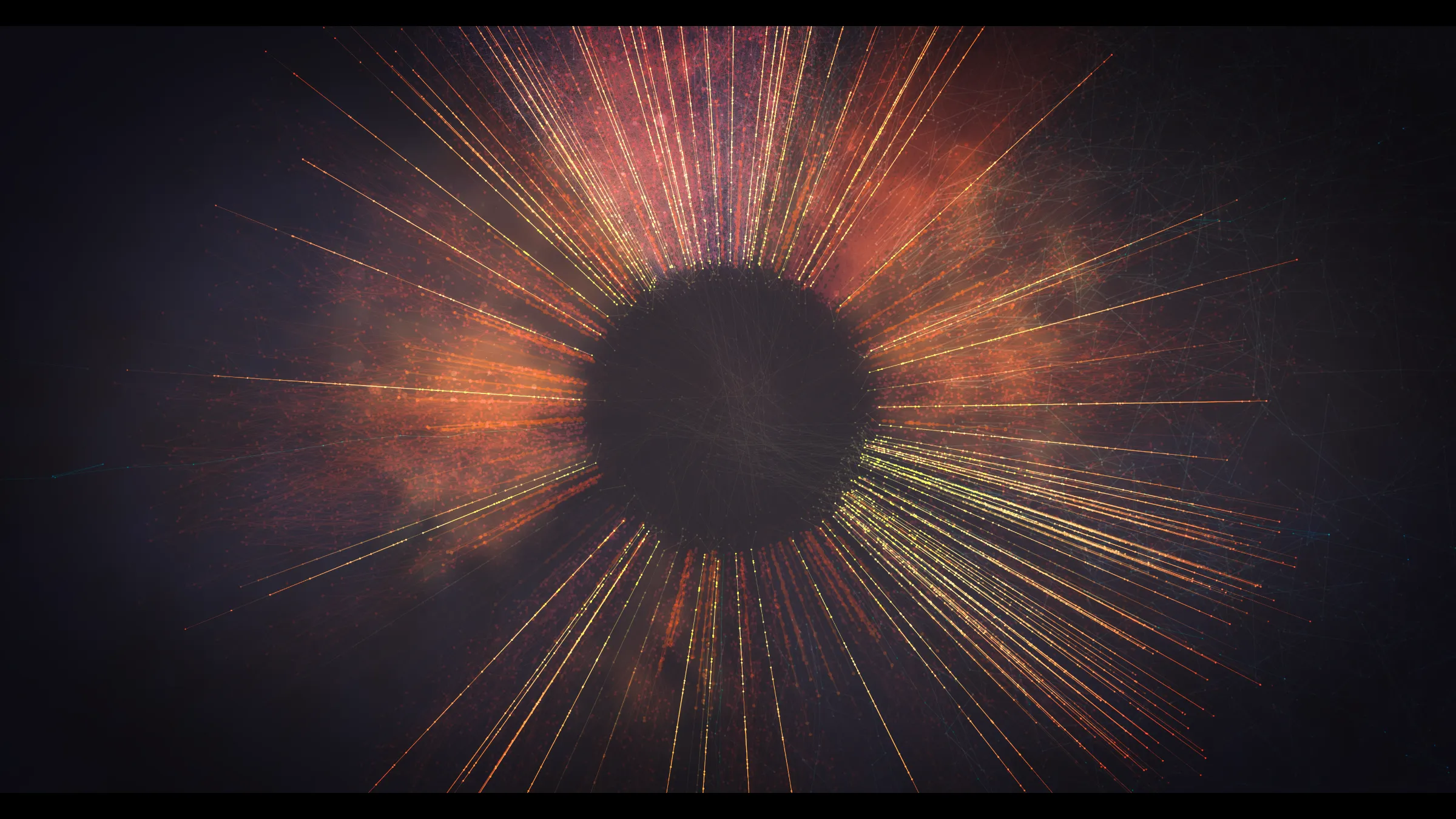 Monument depicts colossal cosmic events extending across time and space. Bold and powerful when viewed from a distance, each piece has an absorbing granular complexity when seen up close. Paying homage to film and cinematic processes, the project uses the characteristics of a camera lens to create and define the artistic form, and bokeh as the drawing primitive - a vibrant, light-based byproduct of a photographic lens. 

Monument is Tsukamoto’s most technically complex collection to date. Eight layers of generative form are composited with a set of visual effects including colour lookups, depth of field, lens-effects, film-grain and vignette, all of which are parametrically controlled by the generative process.

Presented in partnership with The Disruptive Gallery, Monument is a limited edition of 128 curated pieces.