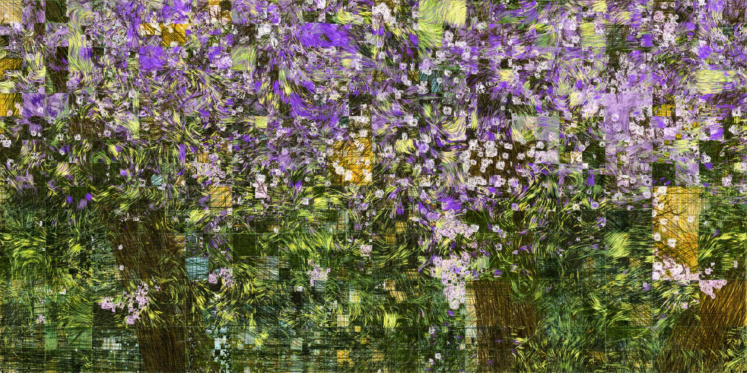 **Moments** is an exploration of memory and nostalgia, with nature and architecture as its subjects, inspired by my peaceful experiences in traditional Japanese ryokans.  
Some kind of memories reconstructed while souvenirs are fading as time passes.  
## **The Digital Collection**
The Digital Collection is a long form series and an animated piece that will loop through 4 different palettes for each NFT, emulating the time passing through seasons.   

My inspiration for this collection comes from serene and dear memories of my time in Japan. For me, traveling there means experiencing relaxing, inspiring moments in traditional ryokans—far away from the city, surrounded by nature (sometimes literally in the middle of the forest), where you can genuinely focus on self-care. You spend time in an onsen, enjoy beautifully curated and prepared meals, and return to your room with an incredible view of the outdoors.  

These places have a unique kind of architecture: minimalistic yet carefully constructed. Last year, I read a book called In Praise of Shadows by Junichiro Tanizaki, which helped me connect more deeply with the evolution of Japanese culture, linking a past I didn't know with the present day. Everything suddenly made sense to me. In a way, because of this book, I started seeing the Japan I knew differently (I noticed many many details), but also I started to have a look at my life and surroundings differently.  

Today, whenever I’m faced with complicated moments or need to figure out a solution, I mentally revisit my time in those ryokans. It’s become a kind of escape for me, a place where I find peace. It also brings up a lot of nostalgia from my experiences there.  

Earlier, I mentioned the architecture—I've decided to use that as the foundation for Moments. My starting point was the Japanese Shoji doors, constructed from wooden frames and washi paper. They became the structural basis for my artwork, where each block acts as a window into a memory, a window into a particular moment or passage of time.  

Nature appears either clearly through a seasonal color palette or more subtly suggested by organic elements and movements. The geometric structure is blending with more organic elements. This approach reflects the idea of ephemerality—representing nostalgia, memories that were once clear but have since been reconstructed again and again, ultimately transforming into something uniquely ours, reshaped through multiple layers of reflection.