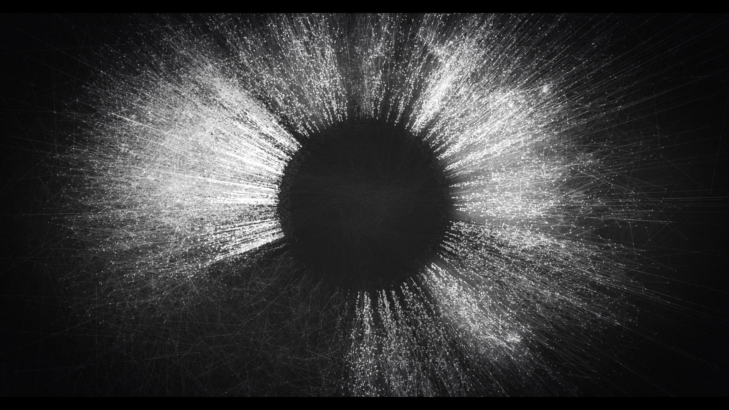 Monument depicts colossal cosmic events extending across time and space. Bold and powerful when viewed from a distance, each piece has an absorbing granular complexity when seen up close. Paying homage to film and cinematic processes, the project uses the characteristics of a camera lens to create and define the artistic form, and bokeh as the drawing primitive - a vibrant, light-based byproduct of a photographic lens. 

Monument is Tsukamoto’s most technically complex collection to date. Eight layers of generative form are composited with a set of visual effects including colour lookups, depth of field, lens-effects, film-grain and vignette, all of which are parametrically controlled by the generative process.

Presented in partnership with The Disruptive Gallery, Monument is a limited edition of 128 curated pieces.