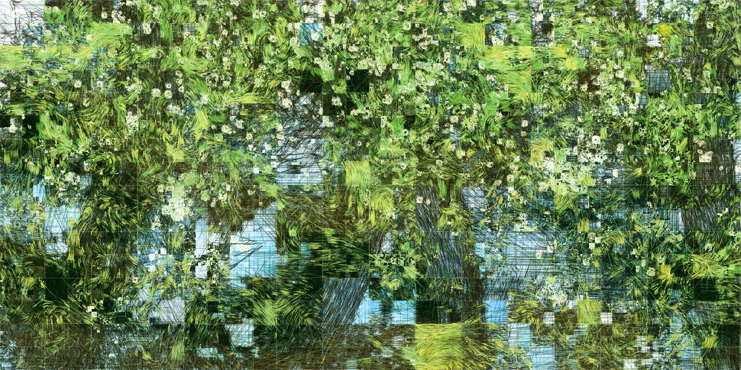 **Moments** is an exploration of memory and nostalgia, with nature and architecture as its subjects, inspired by my peaceful experiences in traditional Japanese ryokans.  
Some kind of memories reconstructed while souvenirs are fading as time passes.  
## **The Digital Collection**
The Digital Collection is a long form series and an animated piece that will loop through 4 different palettes for each NFT, emulating the time passing through seasons.   

My inspiration for this collection comes from serene and dear memories of my time in Japan. For me, traveling there means experiencing relaxing, inspiring moments in traditional ryokans—far away from the city, surrounded by nature (sometimes literally in the middle of the forest), where you can genuinely focus on self-care. You spend time in an onsen, enjoy beautifully curated and prepared meals, and return to your room with an incredible view of the outdoors.  

These places have a unique kind of architecture: minimalistic yet carefully constructed. Last year, I read a book called In Praise of Shadows by Junichiro Tanizaki, which helped me connect more deeply with the evolution of Japanese culture, linking a past I didn't know with the present day. Everything suddenly made sense to me. In a way, because of this book, I started seeing the Japan I knew differently (I noticed many many details), but also I started to have a look at my life and surroundings differently.  

Today, whenever I’m faced with complicated moments or need to figure out a solution, I mentally revisit my time in those ryokans. It’s become a kind of escape for me, a place where I find peace. It also brings up a lot of nostalgia from my experiences there.  

Earlier, I mentioned the architecture—I've decided to use that as the foundation for Moments. My starting point was the Japanese Shoji doors, constructed from wooden frames and washi paper. They became the structural basis for my artwork, where each block acts as a window into a memory, a window into a particular moment or passage of time.  

Nature appears either clearly through a seasonal color palette or more subtly suggested by organic elements and movements. The geometric structure is blending with more organic elements. This approach reflects the idea of ephemerality—representing nostalgia, memories that were once clear but have since been reconstructed again and again, ultimately transforming into something uniquely ours, reshaped through multiple layers of reflection.