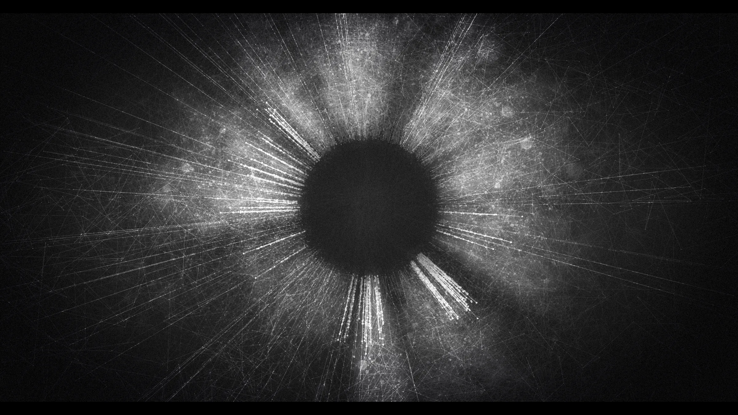 Monument depicts colossal cosmic events extending across time and space. Bold and powerful when viewed from a distance, each piece has an absorbing granular complexity when seen up close. Paying homage to film and cinematic processes, the project uses the characteristics of a camera lens to create and define the artistic form, and bokeh as the drawing primitive - a vibrant, light-based byproduct of a photographic lens. 

Monument is Tsukamoto’s most technically complex collection to date. Eight layers of generative form are composited with a set of visual effects including colour lookups, depth of field, lens-effects, film-grain and vignette, all of which are parametrically controlled by the generative process.

Presented in partnership with The Disruptive Gallery, Monument is a limited edition of 128 curated pieces.