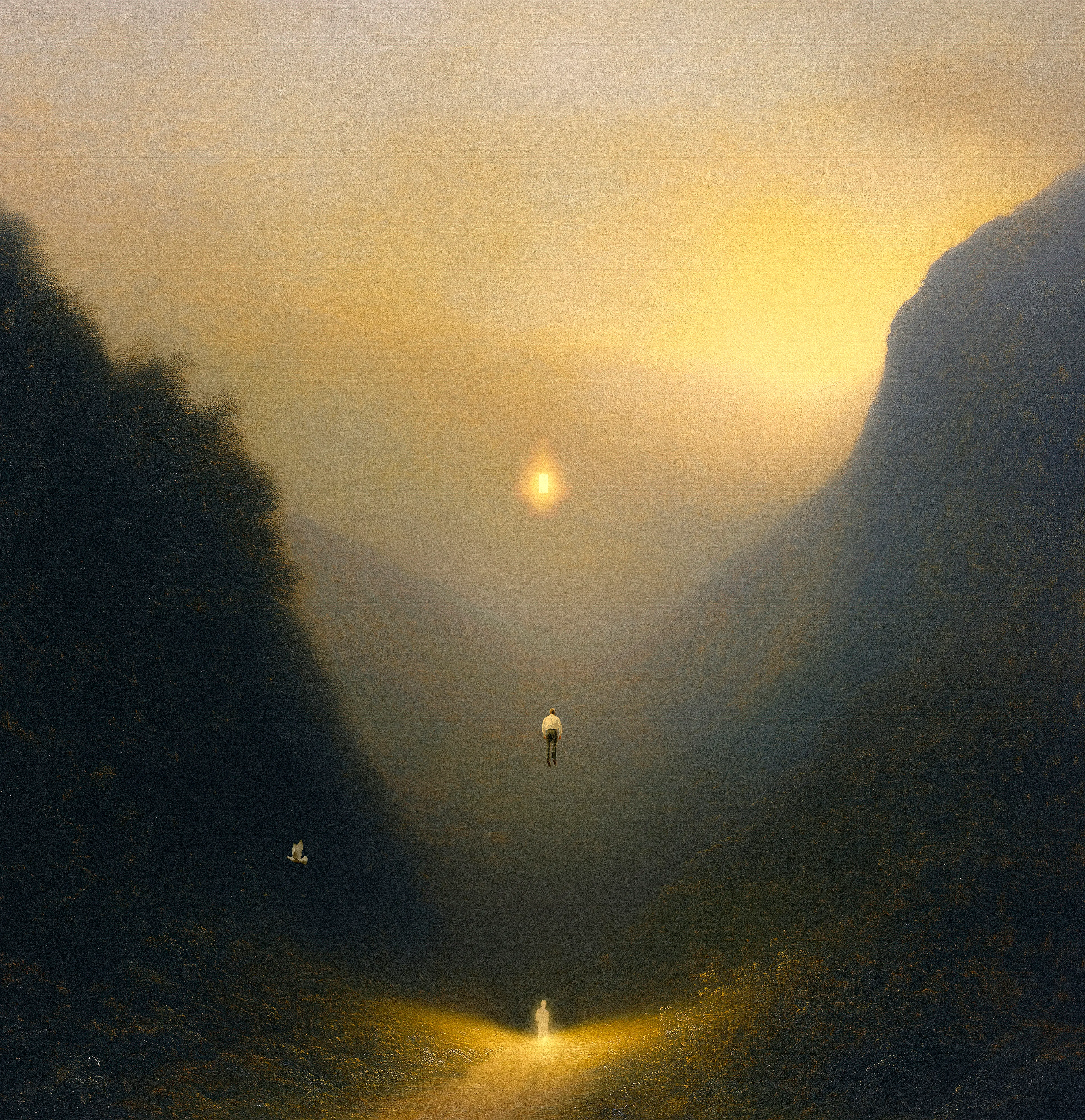 Fran Rodríguez aka lacabezaenlasnubes (spanish for "head in the clouds") is a digital artist based in Spain. He is famously known for his striking images depicting his interpretation of humanity’s place in the universe. Fran’s work is deeply inspired by his early fondness of surrealism and psychedelia. In his 20 year career, he has worked with bands such as Weezer, Tame Impala and Tycho creating visual elements for their concerts and albums and his work is exhibited and sold all over the world.