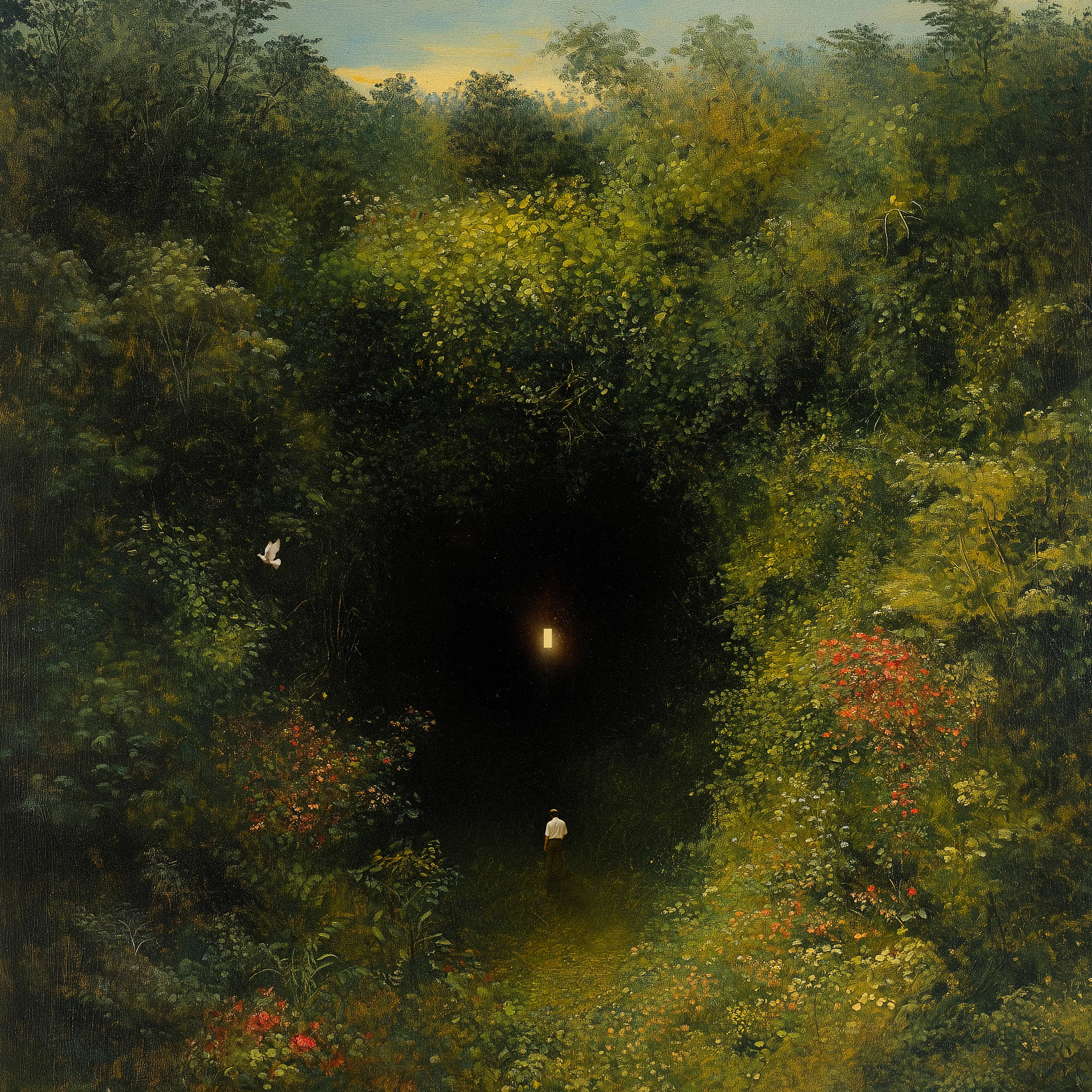 Fran Rodríguez aka lacabezaenlasnubes (spanish for "head in the clouds") is a digital artist based in Spain. He is famously known for his striking images depicting his interpretation of humanity’s place in the universe. Fran’s work is deeply inspired by his early fondness of surrealism and psychedelia. In his 20 year career, he has worked with bands such as Weezer, Tame Impala and Tycho creating visual elements for their concerts and albums and his work is exhibited and sold all over the world.