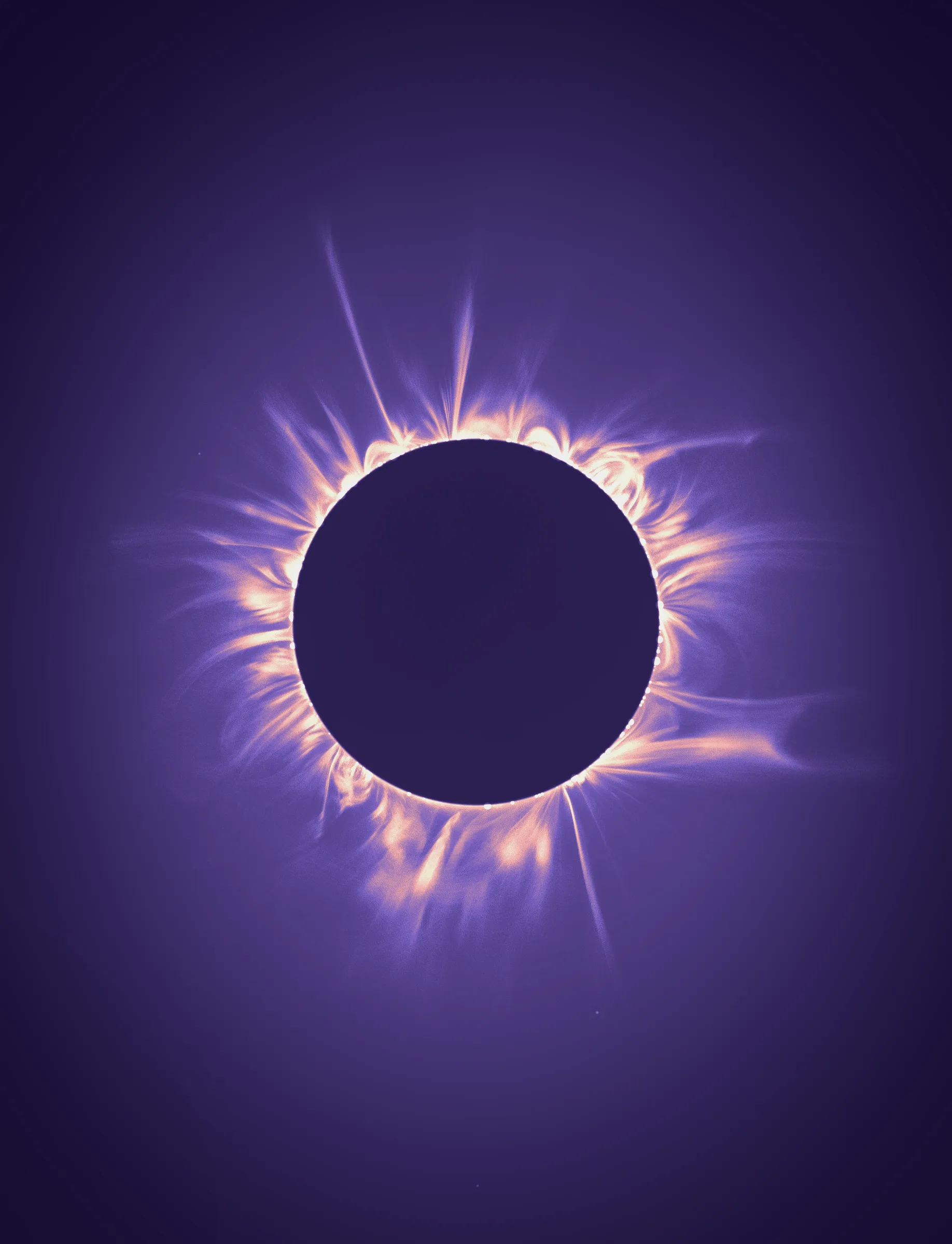 Solar Transits is a procedural exploration of the origins of astrophotography. Each image in this series depicts a randomly generated astronomical event but viewed through the lens of mid-to-late 19th century image capture techniques. The collection features a variety of rare alignments of stars, planets and moons, and are rendered in the spirit of the daguerreotype.

In June of 2012, I took a trip to Minneapolis to speak at the Eyeo Festival. Venus was going to transit while I was there. I was curious. I had not seen a transit before. At 5:09 pm on June 5th, a nearly imperceptible black circle began its march across the sun. Were it not a predicted mathematical certainty, it is doubtful anyone would have noticed. For six minutes, the light from the sun was 0.087% dimmer.

It is a significant thing to see an object silhouetted against the sun. We are so accustom to seeing our perfect circle of pure light that we can't help but to celebrate the occasions where something blocks the view. I still feel a little more excitement when a slight shadow shoots across the landscape on a cloudless day, the source being an extremely rare transit of a commercial jet liner.

Exponentially more rare is the planetary transit. When Venus hangs on the horizon, glowing against the night sky, it is all too easy to think it another star. Only when it is viewed in silhouette can its position in our universe be fully appreciated: orbitally locked like us, and forever drawing it's path around the sun. That tiny black circle effected me in a big way. The scale of the cosmos shifted into perspective. That doesn’t happen often. I was incredibly moved. It was an experience I will never forget. This project is an homage to that strange once-in-a-lifetime event.

As it turns out, I was very lucky to have seen it at all. In the time since my birth in 1972, a Venus transit has only happened twice. The 1st time was in 2004 but I lived in a part of the world where it was not visible. The 2nd time was in 2012. Unless I live to be 145 years old, there won’t be a 3rd time. There are a couple silver linings: the Great American solar eclipse is on April 8 2024, and Mercury will transit in 2032.

The first 10 sales will have the option to purchase their output in the form of a framed daguerreotype.