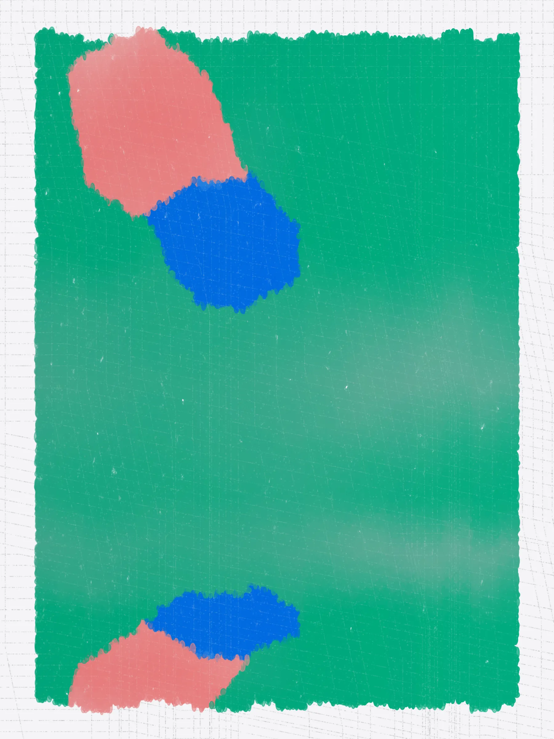 Aragnation questions preconceived notions of what AI art can be. Does AI art have to be powered by giant neural networks? Do the aesthetics have to be that of photos or paintings or collages of pieces thereof?

Aragnation uses tiny AI models and constructs abstract imagery in the vocabulary of abstract blobs and organic textures rather than pixels. It is playful with colors. It has a hint of a watercolor and art paper aesthetic. 

The training data includes photographs taken by one of the artists, Abhishek.  The generated pieces thus capture, in broad strokes, Abhishek’s photography – nature, landscapes and urban settings.

In a refreshing contrast to the gravity of the role AI technology is playing in content creation and creative expression, Aragnation brings a light and joyful touch to generative AI art. 

No GPUs were harmed in the making of Aragnation. All AI models are entirely different architectures than those commonly used, and have been designed and trained from scratch by the artists.