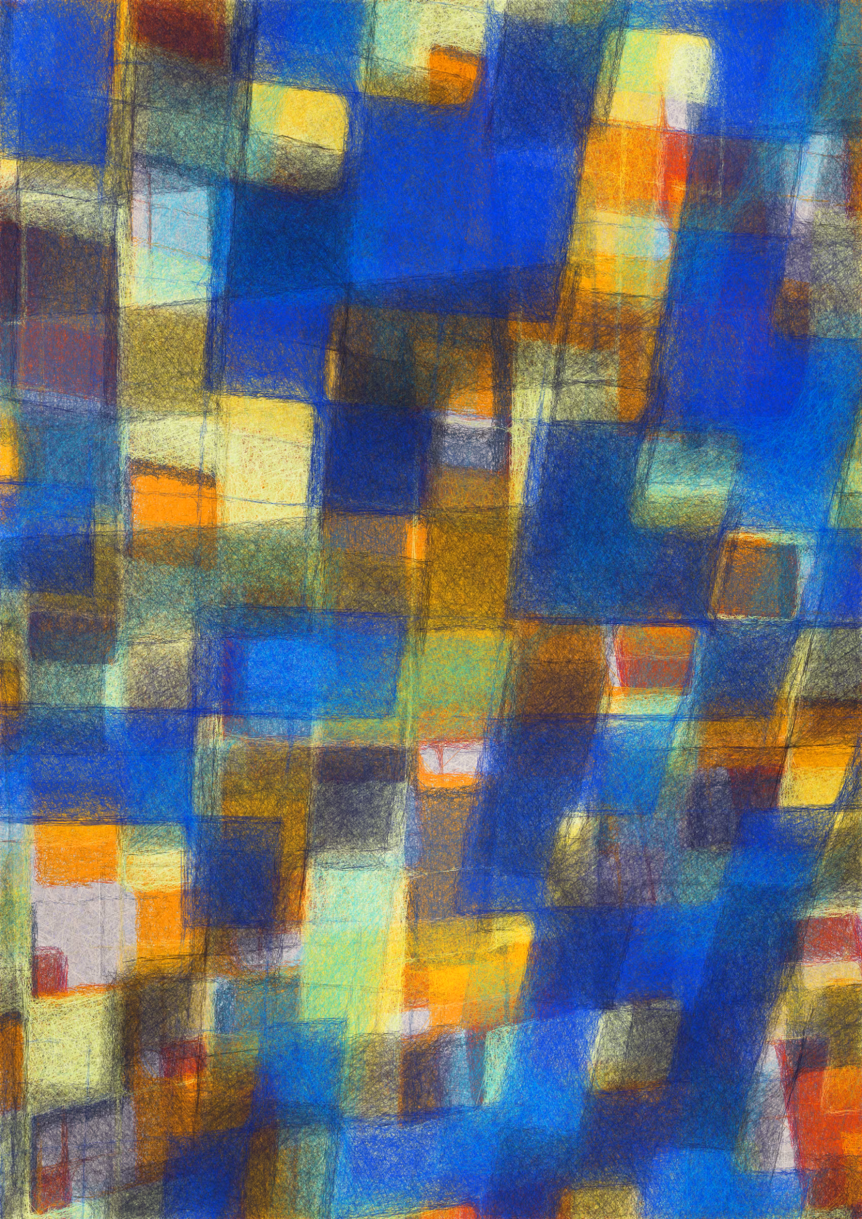 In 2022, as I was experiencing my first year as a father, I was often asking myself what impact I would have on my son, and how much my actions will be part of what will make him “him”. I started a slow introspection on the subject, and at the end of the year, I released “Foundations”, a series that focuses on the origins of our identity.

“Tout tracé” is the second act, and its direct continuity. 
In French, it means *“All mapped out”*, referring to the idea of an all planned future or *“a ready made path”.*

This series is the counterpoint of this vision. 

Life is full of surprises, good or bad, and each moment will have an impact on us, creating our set of experiences, many of them involuntary and embedded in our existence.
As humans, we are in constant evolution and therefore, on a quest of identity; of who we really are.
We are surrounded by expectations : from society, culture, religion, parents, friends, family… A list of rules that need to be followed and lived by; but, at the end of the day, I believe that only our choices matter.

Like “Foundations”, the composition of “Tout tracé” is grid based: full of boxes expected to be filled.
But this series is about growth, evolution, expression and re-definition. It’s about fighting against the structure in place, finding our own voice and re-shaping our reality.
It is finding its uniqueness and identity that will be revealed through the millions of lines drawing each artwork, technically signing the idea of “Tout tracé”, that comes with a double meaning: *“All drawn”*.


--
- **Press ‘S’** to export a still image.
- **Press ‘H’** to open a new tab of the artwork in HD (A3 format).

-- 

Opening one output in fullscreen or in live view will run an animation revealing the artwork.