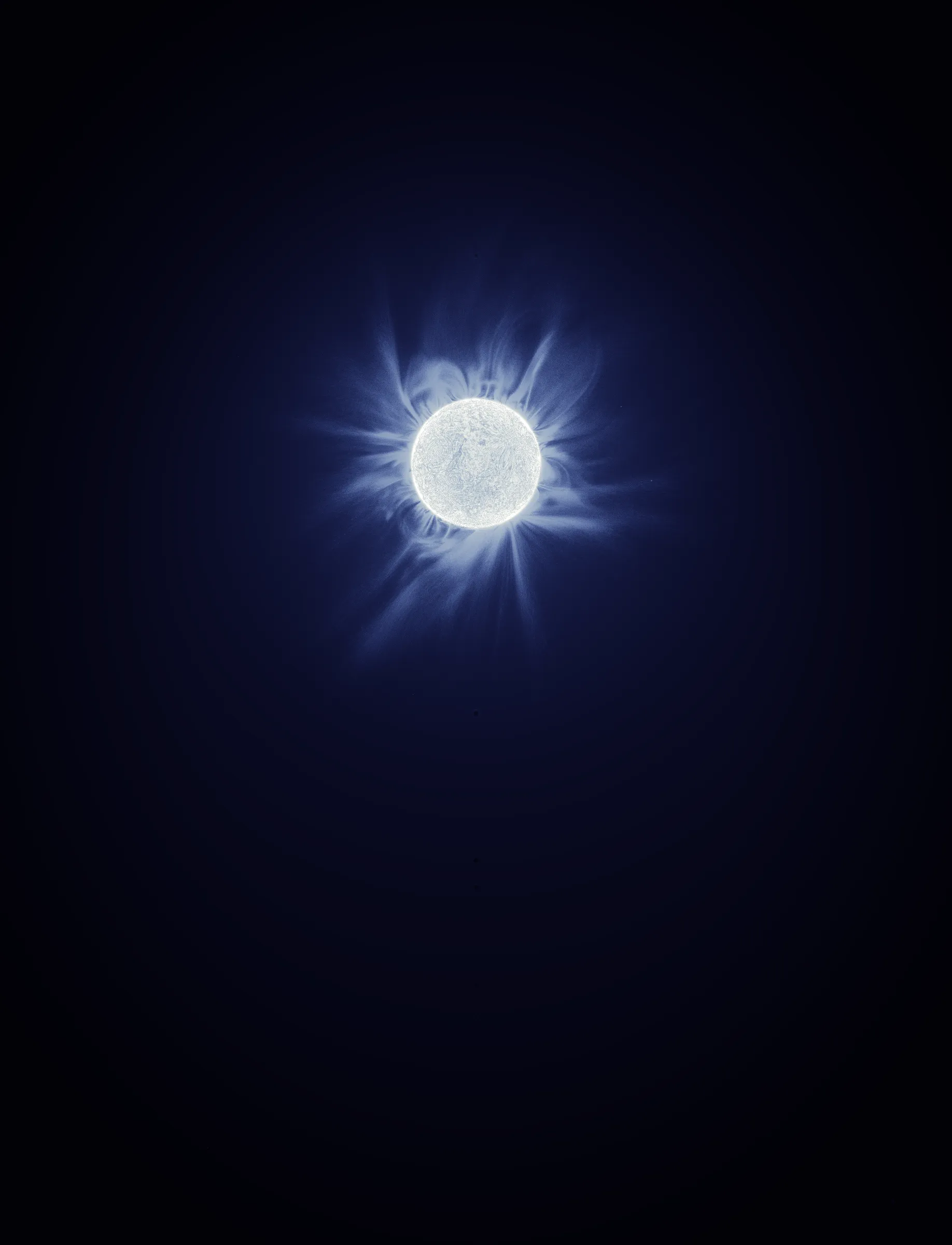 Solar Transits is a procedural exploration of the origins of astrophotography. Each image in this series depicts a randomly generated astronomical event but viewed through the lens of mid-to-late 19th century image capture techniques. The collection features a variety of rare alignments of stars, planets and moons, and are rendered in the spirit of the daguerreotype.

In June of 2012, I took a trip to Minneapolis to speak at the Eyeo Festival. Venus was going to transit while I was there. I was curious. I had not seen a transit before. At 5:09 pm on June 5th, a nearly imperceptible black circle began its march across the sun. Were it not a predicted mathematical certainty, it is doubtful anyone would have noticed. For six minutes, the light from the sun was 0.087% dimmer.

It is a significant thing to see an object silhouetted against the sun. We are so accustom to seeing our perfect circle of pure light that we can't help but to celebrate the occasions where something blocks the view. I still feel a little more excitement when a slight shadow shoots across the landscape on a cloudless day, the source being an extremely rare transit of a commercial jet liner.

Exponentially more rare is the planetary transit. When Venus hangs on the horizon, glowing against the night sky, it is all too easy to think it another star. Only when it is viewed in silhouette can its position in our universe be fully appreciated: orbitally locked like us, and forever drawing it's path around the sun. That tiny black circle effected me in a big way. The scale of the cosmos shifted into perspective. That doesn’t happen often. I was incredibly moved. It was an experience I will never forget. This project is an homage to that strange once-in-a-lifetime event.

As it turns out, I was very lucky to have seen it at all. In the time since my birth in 1972, a Venus transit has only happened twice. The 1st time was in 2004 but I lived in a part of the world where it was not visible. The 2nd time was in 2012. Unless I live to be 145 years old, there won’t be a 3rd time. There are a couple silver linings: the Great American solar eclipse is on April 8 2024, and Mercury will transit in 2032.

The first 10 sales will have the option to purchase their output in the form of a framed daguerreotype.
