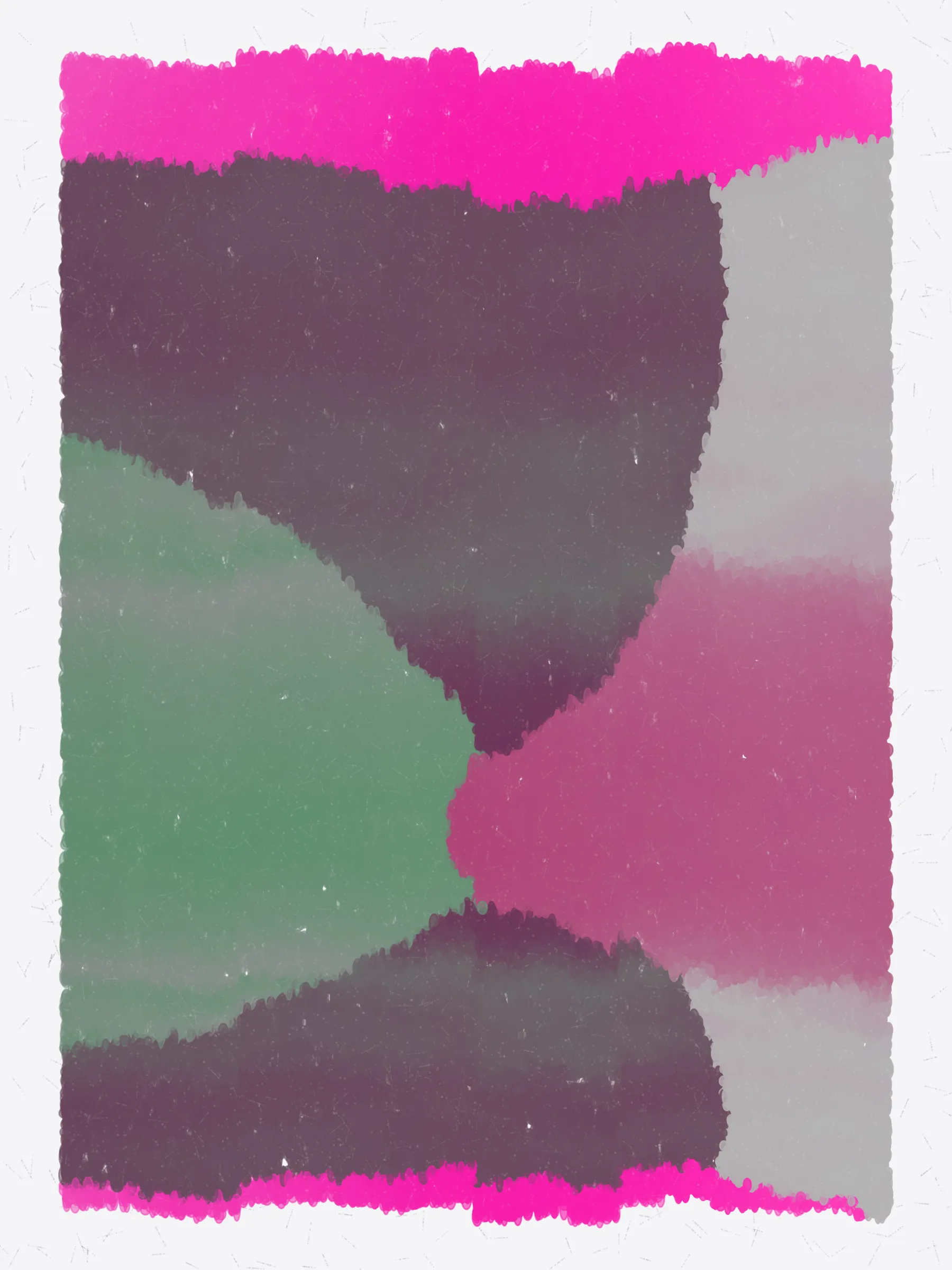 Aragnation questions preconceived notions of what AI art can be. Does AI art have to be powered by giant neural networks? Do the aesthetics have to be that of photos or paintings or collages of pieces thereof?

Aragnation uses tiny AI models and constructs abstract imagery in the vocabulary of abstract blobs and organic textures rather than pixels. It is playful with colors. It has a hint of a watercolor and art paper aesthetic. 

The training data includes photographs taken by one of the artists, Abhishek.  The generated pieces thus capture, in broad strokes, Abhishek’s photography – nature, landscapes and urban settings.

In a refreshing contrast to the gravity of the role AI technology is playing in content creation and creative expression, Aragnation brings a light and joyful touch to generative AI art. 

No GPUs were harmed in the making of Aragnation. All AI models are entirely different architectures than those commonly used, and have been designed and trained from scratch by the artists.