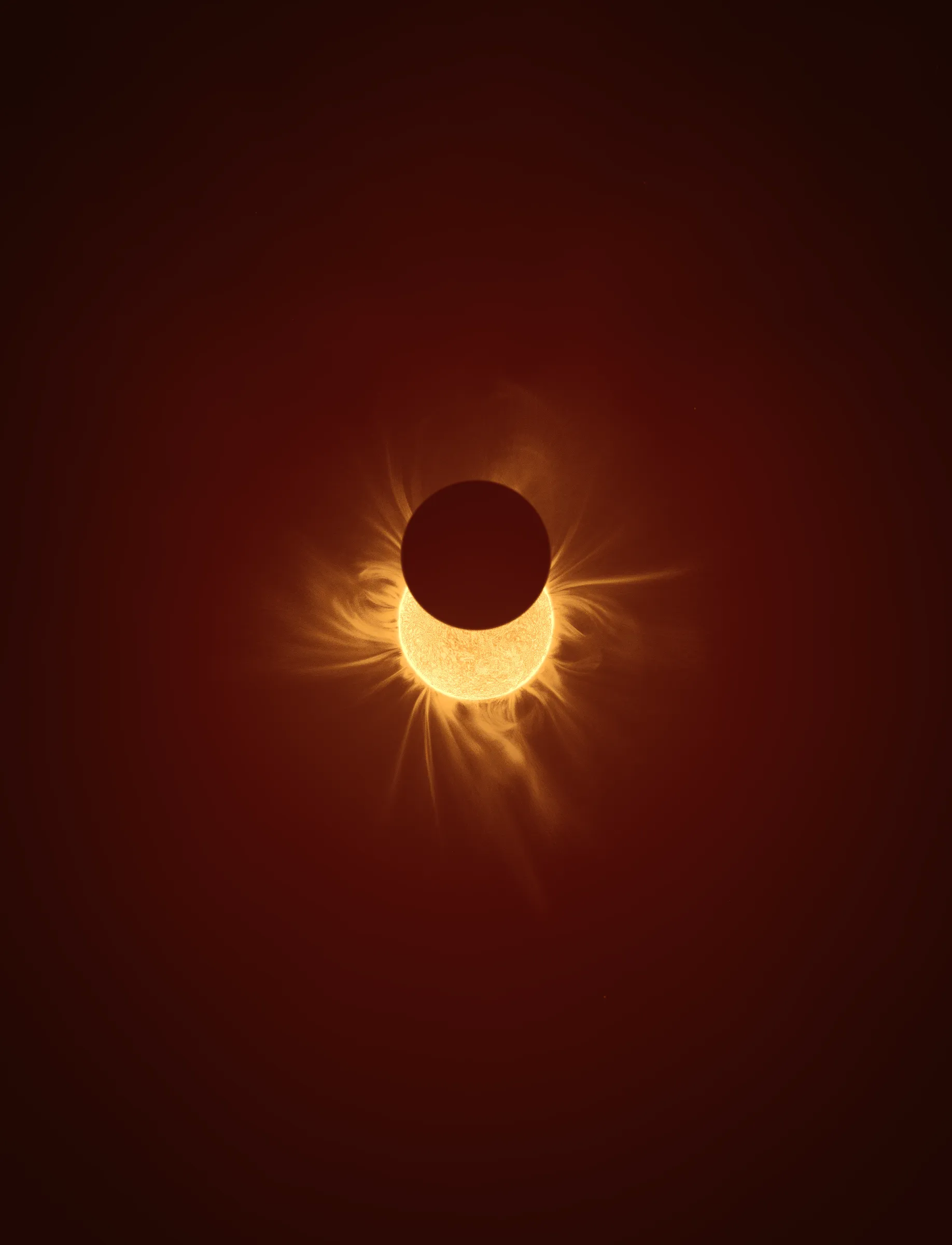 Solar Transits is a procedural exploration of the origins of astrophotography. Each image in this series depicts a randomly generated astronomical event but viewed through the lens of mid-to-late 19th century image capture techniques. The collection features a variety of rare alignments of stars, planets and moons, and are rendered in the spirit of the daguerreotype.

In June of 2012, I took a trip to Minneapolis to speak at the Eyeo Festival. Venus was going to transit while I was there. I was curious. I had not seen a transit before. At 5:09 pm on June 5th, a nearly imperceptible black circle began its march across the sun. Were it not a predicted mathematical certainty, it is doubtful anyone would have noticed. For six minutes, the light from the sun was 0.087% dimmer.

It is a significant thing to see an object silhouetted against the sun. We are so accustom to seeing our perfect circle of pure light that we can't help but to celebrate the occasions where something blocks the view. I still feel a little more excitement when a slight shadow shoots across the landscape on a cloudless day, the source being an extremely rare transit of a commercial jet liner.

Exponentially more rare is the planetary transit. When Venus hangs on the horizon, glowing against the night sky, it is all too easy to think it another star. Only when it is viewed in silhouette can its position in our universe be fully appreciated: orbitally locked like us, and forever drawing it's path around the sun. That tiny black circle effected me in a big way. The scale of the cosmos shifted into perspective. That doesn’t happen often. I was incredibly moved. It was an experience I will never forget. This project is an homage to that strange once-in-a-lifetime event.

As it turns out, I was very lucky to have seen it at all. In the time since my birth in 1972, a Venus transit has only happened twice. The 1st time was in 2004 but I lived in a part of the world where it was not visible. The 2nd time was in 2012. Unless I live to be 145 years old, there won’t be a 3rd time. There are a couple silver linings: the Great American solar eclipse is on April 8 2024, and Mercury will transit in 2032.

The first 10 sales will have the option to purchase their output in the form of a framed daguerreotype.