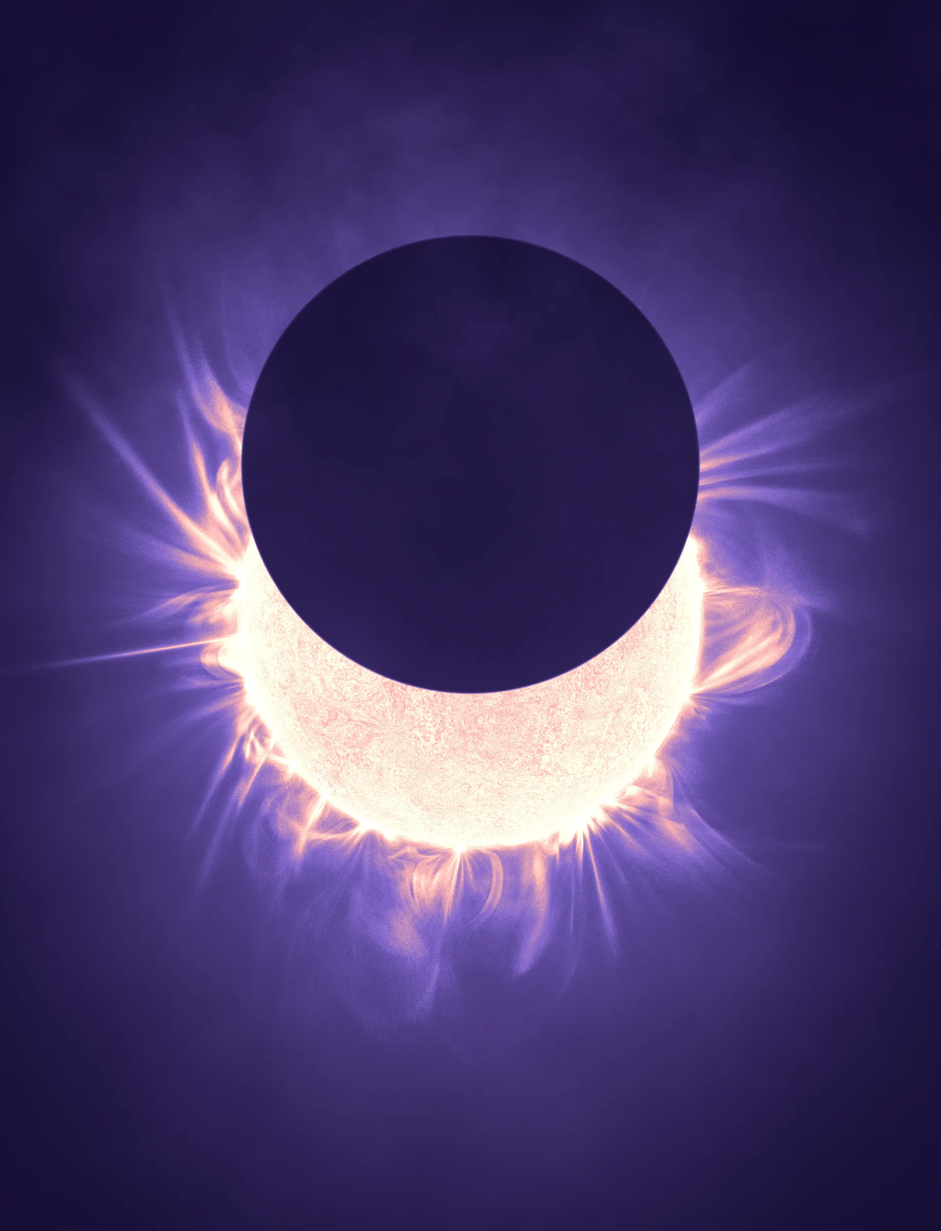 Solar Transits is a procedural exploration of the origins of astrophotography. Each image in this series depicts a randomly generated astronomical event but viewed through the lens of mid-to-late 19th century image capture techniques. The collection features a variety of rare alignments of stars, planets and moons, and are rendered in the spirit of the daguerreotype.

In June of 2012, I took a trip to Minneapolis to speak at the Eyeo Festival. Venus was going to transit while I was there. I was curious. I had not seen a transit before. At 5:09 pm on June 5th, a nearly imperceptible black circle began its march across the sun. Were it not a predicted mathematical certainty, it is doubtful anyone would have noticed. For six minutes, the light from the sun was 0.087% dimmer.

It is a significant thing to see an object silhouetted against the sun. We are so accustom to seeing our perfect circle of pure light that we can't help but to celebrate the occasions where something blocks the view. I still feel a little more excitement when a slight shadow shoots across the landscape on a cloudless day, the source being an extremely rare transit of a commercial jet liner.

Exponentially more rare is the planetary transit. When Venus hangs on the horizon, glowing against the night sky, it is all too easy to think it another star. Only when it is viewed in silhouette can its position in our universe be fully appreciated: orbitally locked like us, and forever drawing it's path around the sun. That tiny black circle effected me in a big way. The scale of the cosmos shifted into perspective. That doesn’t happen often. I was incredibly moved. It was an experience I will never forget. This project is an homage to that strange once-in-a-lifetime event.

As it turns out, I was very lucky to have seen it at all. In the time since my birth in 1972, a Venus transit has only happened twice. The 1st time was in 2004 but I lived in a part of the world where it was not visible. The 2nd time was in 2012. Unless I live to be 145 years old, there won’t be a 3rd time. There are a couple silver linings: the Great American solar eclipse is on April 8 2024, and Mercury will transit in 2032.

The first 10 sales will have the option to purchase their output in the form of a framed daguerreotype.