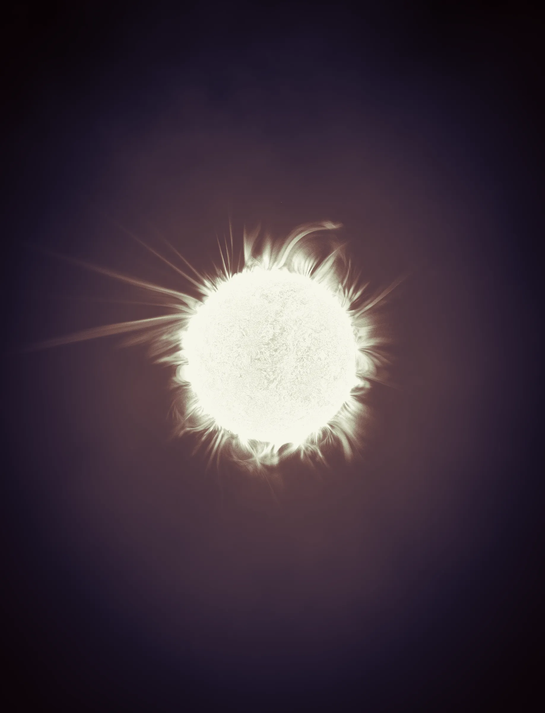 Solar Transits is a procedural exploration of the origins of astrophotography. Each image in this series depicts a randomly generated astronomical event but viewed through the lens of mid-to-late 19th century image capture techniques. The collection features a variety of rare alignments of stars, planets and moons, and are rendered in the spirit of the daguerreotype.

In June of 2012, I took a trip to Minneapolis to speak at the Eyeo Festival. Venus was going to transit while I was there. I was curious. I had not seen a transit before. At 5:09 pm on June 5th, a nearly imperceptible black circle began its march across the sun. Were it not a predicted mathematical certainty, it is doubtful anyone would have noticed. For six minutes, the light from the sun was 0.087% dimmer.

It is a significant thing to see an object silhouetted against the sun. We are so accustom to seeing our perfect circle of pure light that we can't help but to celebrate the occasions where something blocks the view. I still feel a little more excitement when a slight shadow shoots across the landscape on a cloudless day, the source being an extremely rare transit of a commercial jet liner.

Exponentially more rare is the planetary transit. When Venus hangs on the horizon, glowing against the night sky, it is all too easy to think it another star. Only when it is viewed in silhouette can its position in our universe be fully appreciated: orbitally locked like us, and forever drawing it's path around the sun. That tiny black circle effected me in a big way. The scale of the cosmos shifted into perspective. That doesn’t happen often. I was incredibly moved. It was an experience I will never forget. This project is an homage to that strange once-in-a-lifetime event.

As it turns out, I was very lucky to have seen it at all. In the time since my birth in 1972, a Venus transit has only happened twice. The 1st time was in 2004 but I lived in a part of the world where it was not visible. The 2nd time was in 2012. Unless I live to be 145 years old, there won’t be a 3rd time. There are a couple silver linings: the Great American solar eclipse is on April 8 2024, and Mercury will transit in 2032.

The first 10 sales will have the option to purchase their output in the form of a framed daguerreotype.