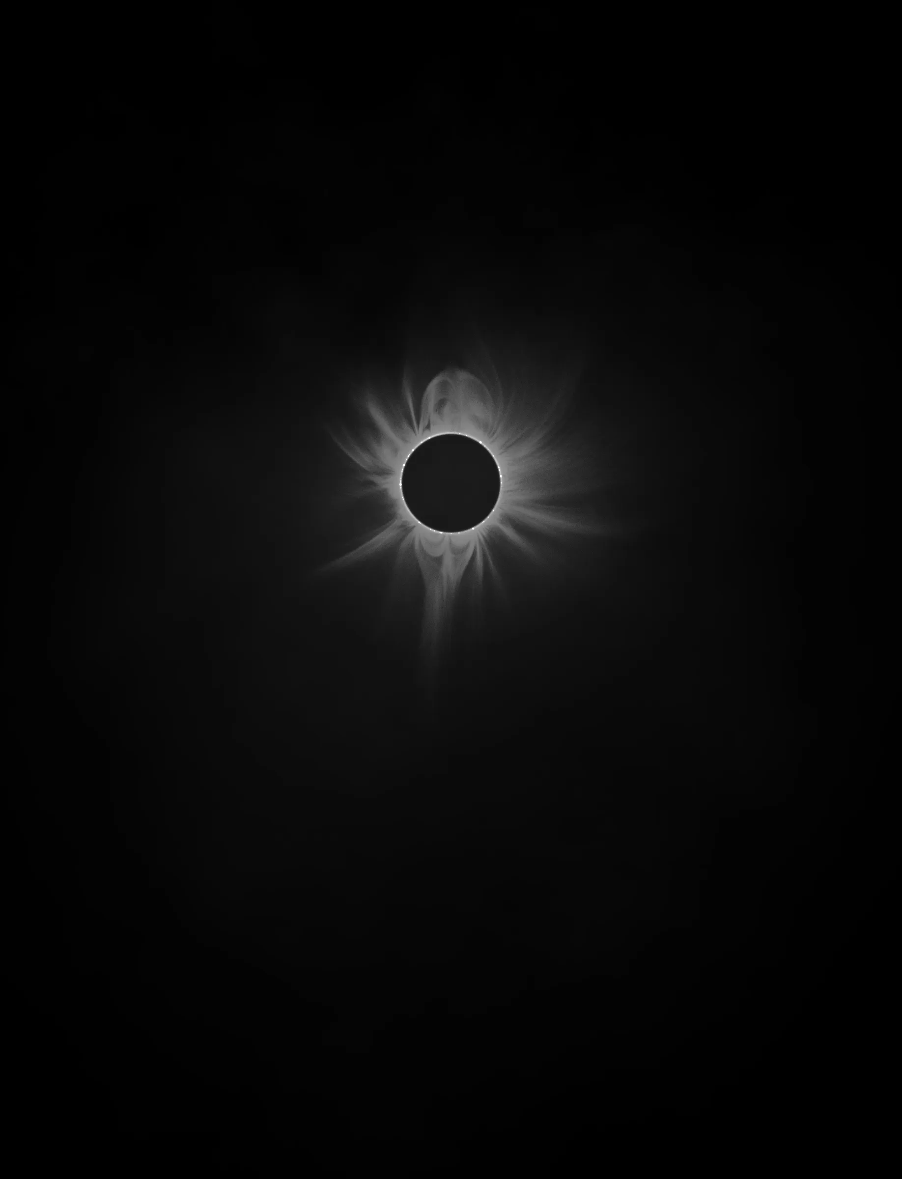 Solar Transits is a procedural exploration of the origins of astrophotography. Each image in this series depicts a randomly generated astronomical event but viewed through the lens of mid-to-late 19th century image capture techniques. The collection features a variety of rare alignments of stars, planets and moons, and are rendered in the spirit of the daguerreotype.

In June of 2012, I took a trip to Minneapolis to speak at the Eyeo Festival. Venus was going to transit while I was there. I was curious. I had not seen a transit before. At 5:09 pm on June 5th, a nearly imperceptible black circle began its march across the sun. Were it not a predicted mathematical certainty, it is doubtful anyone would have noticed. For six minutes, the light from the sun was 0.087% dimmer.

It is a significant thing to see an object silhouetted against the sun. We are so accustom to seeing our perfect circle of pure light that we can't help but to celebrate the occasions where something blocks the view. I still feel a little more excitement when a slight shadow shoots across the landscape on a cloudless day, the source being an extremely rare transit of a commercial jet liner.

Exponentially more rare is the planetary transit. When Venus hangs on the horizon, glowing against the night sky, it is all too easy to think it another star. Only when it is viewed in silhouette can its position in our universe be fully appreciated: orbitally locked like us, and forever drawing it's path around the sun. That tiny black circle effected me in a big way. The scale of the cosmos shifted into perspective. That doesn’t happen often. I was incredibly moved. It was an experience I will never forget. This project is an homage to that strange once-in-a-lifetime event.

As it turns out, I was very lucky to have seen it at all. In the time since my birth in 1972, a Venus transit has only happened twice. The 1st time was in 2004 but I lived in a part of the world where it was not visible. The 2nd time was in 2012. Unless I live to be 145 years old, there won’t be a 3rd time. There are a couple silver linings: the Great American solar eclipse is on April 8 2024, and Mercury will transit in 2032.

The first 10 sales will have the option to purchase their output in the form of a framed daguerreotype.