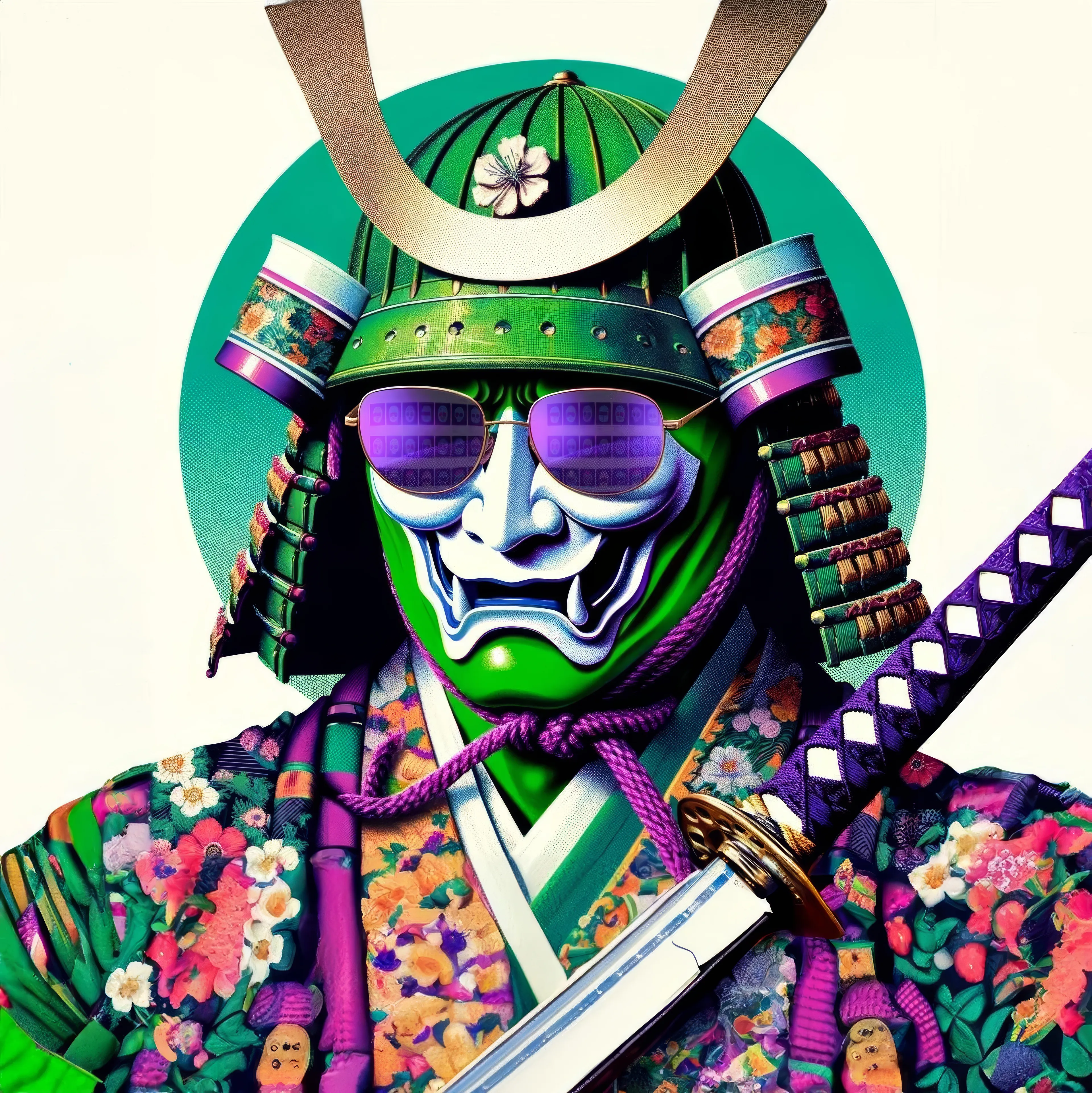 The MEDICIS is 365 artworks inspired by the Cozomo Medici Punk 3831
each work is an individual take that takes the punk and reinvisions it to a new art style and sometimes a completely unique narrative. This project is to commemorarte completing 1 year of GM posts from Nuclear Samurai to Cozomo Medici