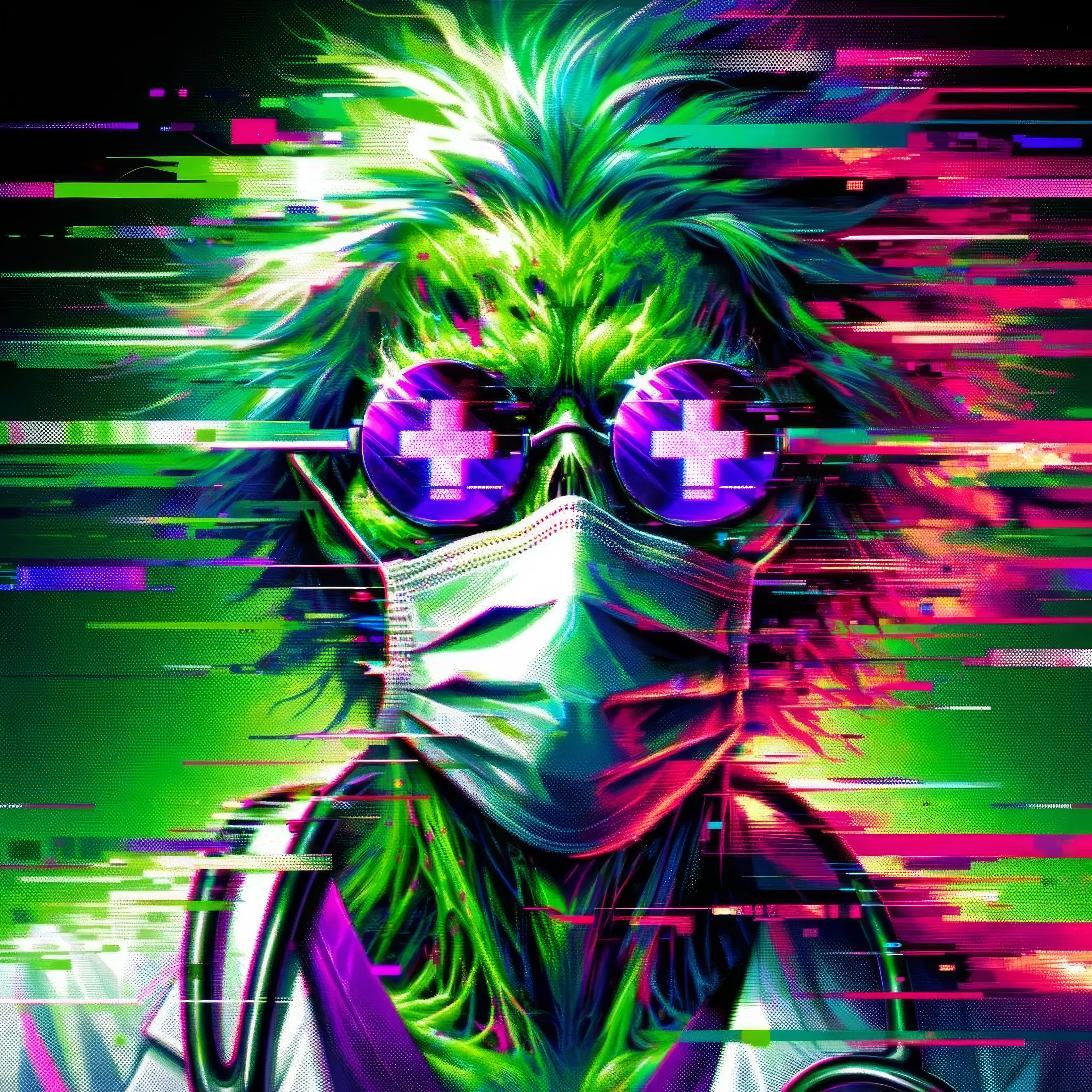 The MEDICIS is 365 artworks inspired by the Cozomo Medici Punk 3831
each work is an individual take that takes the punk and reinvisions it to a new art style and sometimes a completely unique narrative. This project is to commemorarte completing 1 year of GM posts from Nuclear Samurai to Cozomo Medici