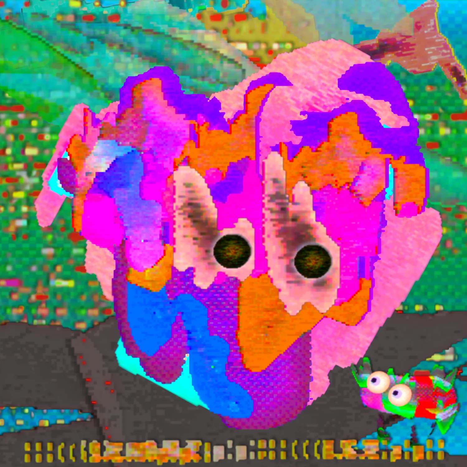 699 portraits from the year 2600 A.D. as retold by time traveler, kuujeb sharo. created from memory on an emulated amiga 1200 using digipaint v.III
