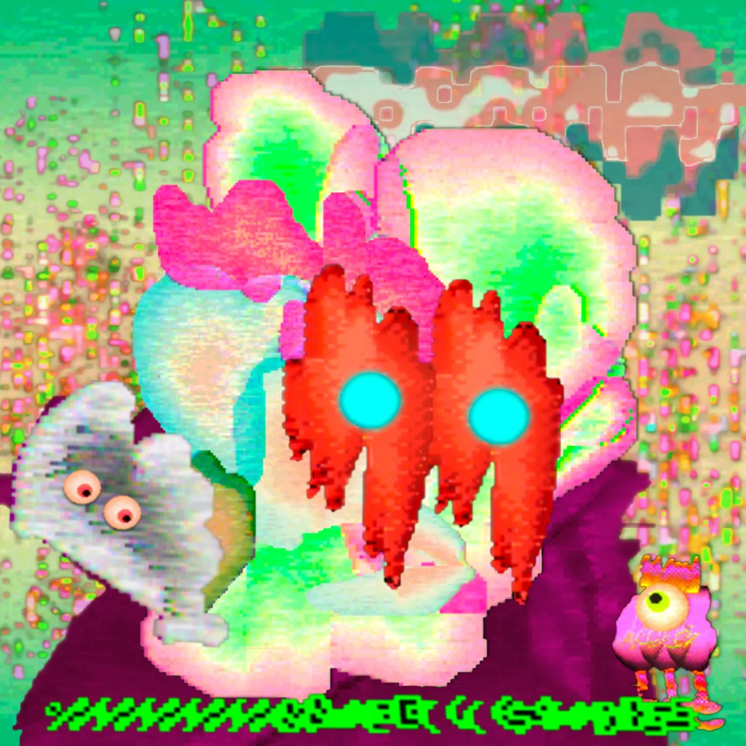 699 portraits from the year 2600 A.D. as retold by time traveler, kuujeb sharo. created from memory on an emulated amiga 1200 using digipaint v.III