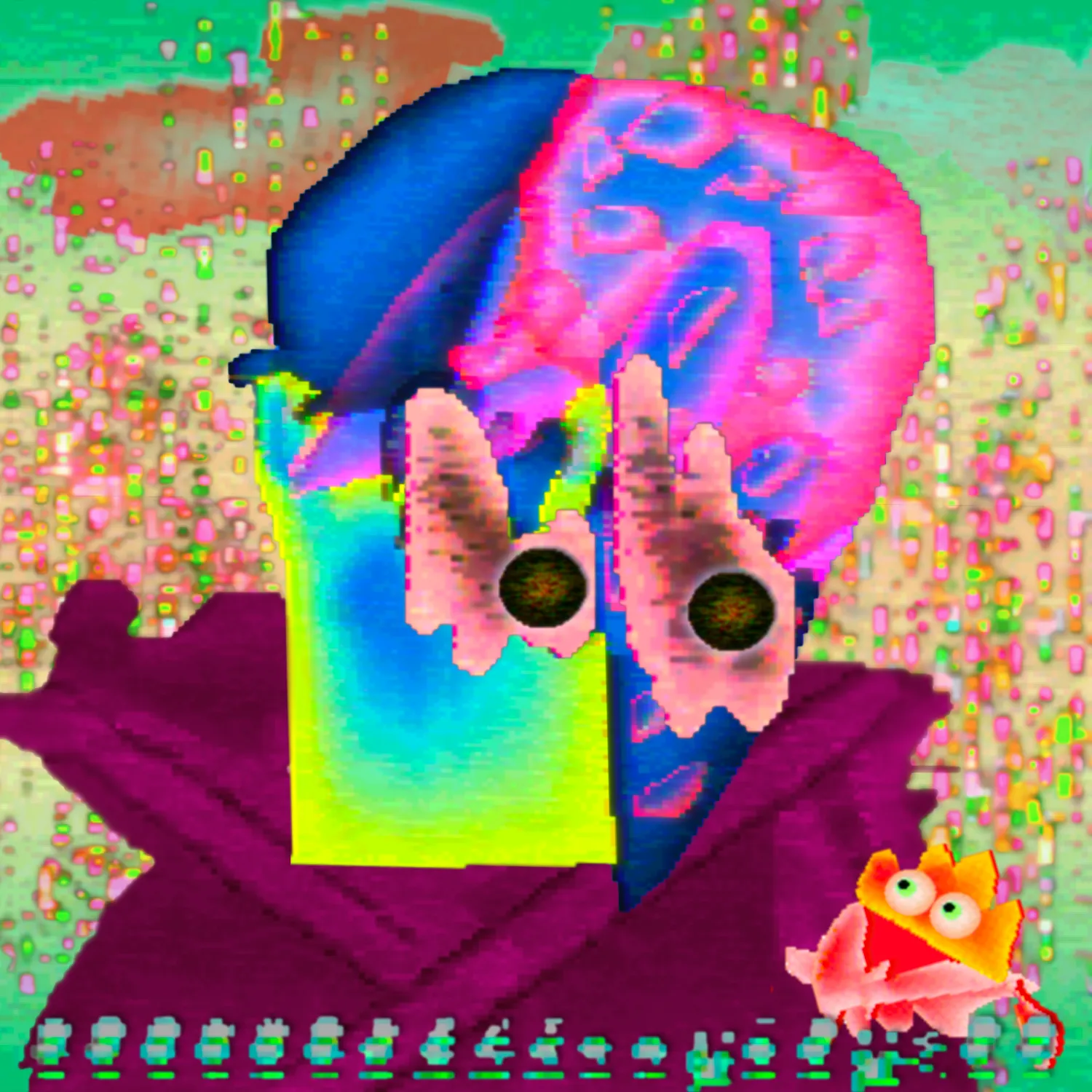 699 portraits from the year 2600 A.D. as retold by time traveler, kuujeb sharo. created from memory on an emulated amiga 1200 using digipaint v.III