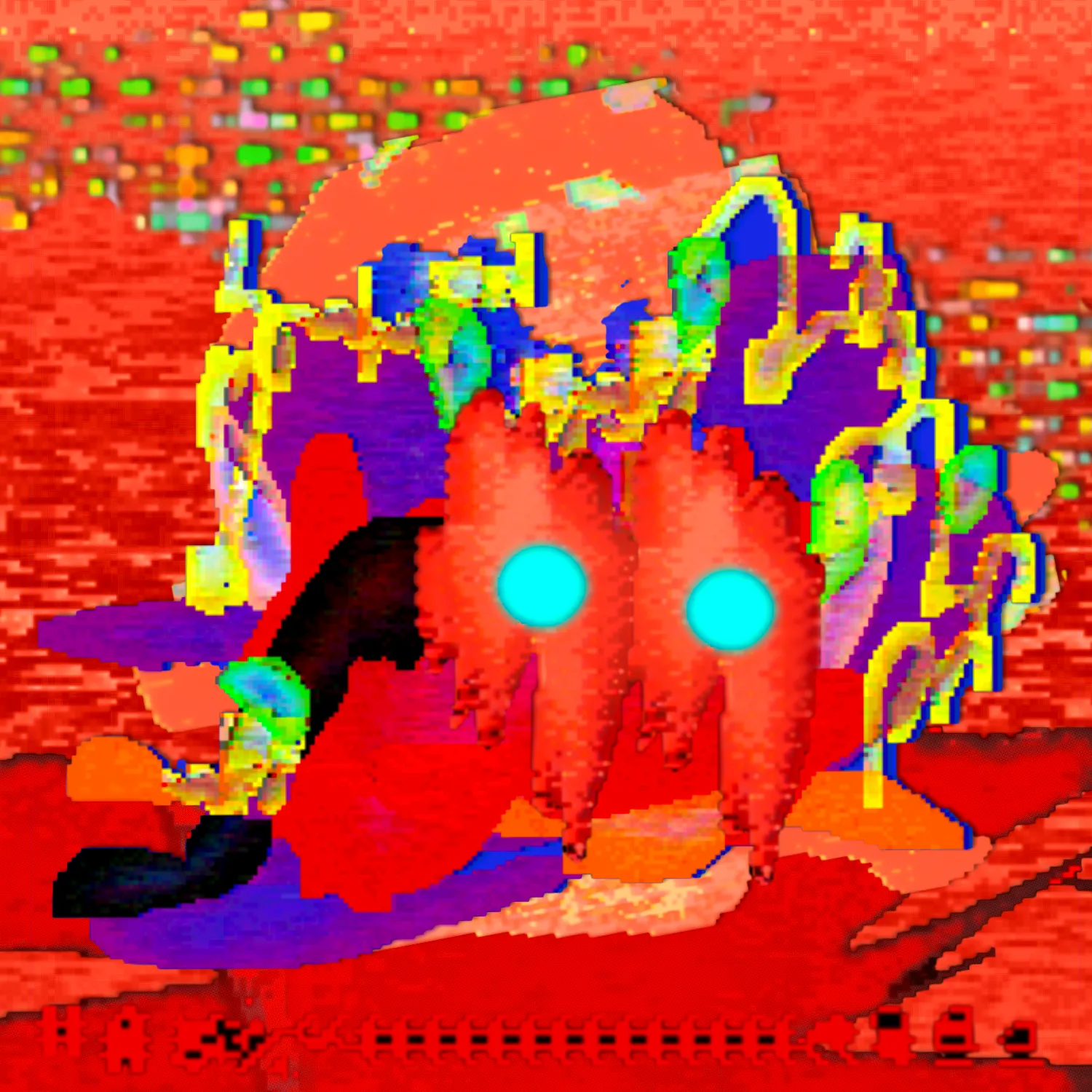 699 portraits from the year 2600 A.D. as retold by time traveler, kuujeb sharo. created from memory on an emulated amiga 1200 using digipaint v.III