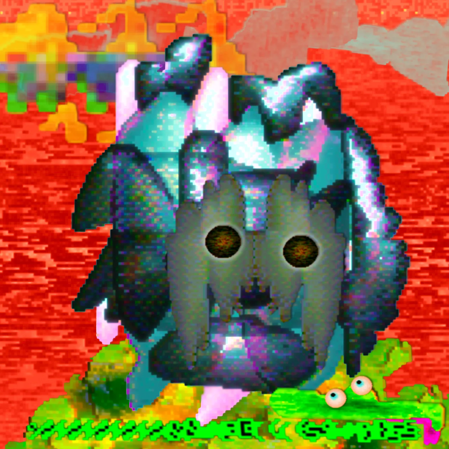 699 portraits from the year 2600 A.D. as retold by time traveler, kuujeb sharo. created from memory on an emulated amiga 1200 using digipaint v.III