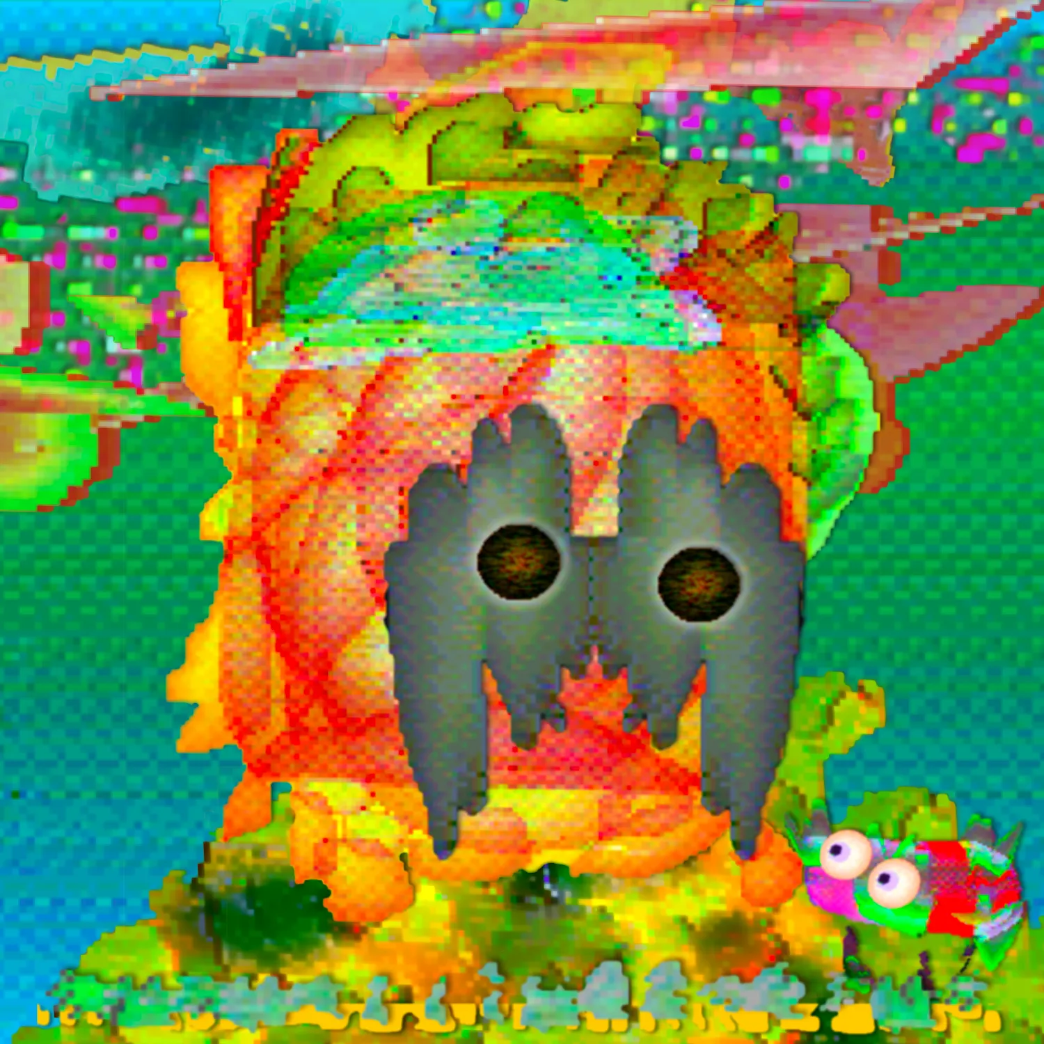 699 portraits from the year 2600 A.D. as retold by time traveler, kuujeb sharo. created from memory on an emulated amiga 1200 using digipaint v.III