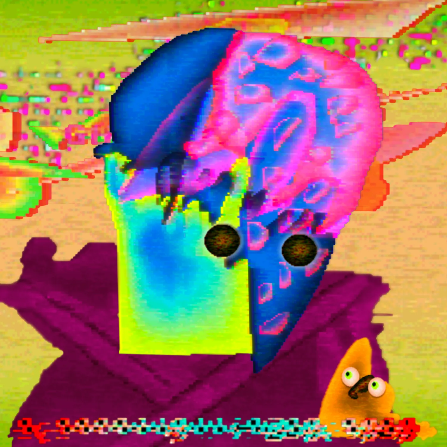 699 portraits from the year 2600 A.D. as retold by time traveler, kuujeb sharo. created from memory on an emulated amiga 1200 using digipaint v.III