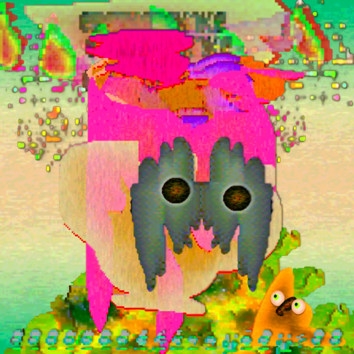 699 portraits from the year 2600 A.D. as retold by time traveler, kuujeb sharo. created from memory on an emulated amiga 1200 using digipaint v.III