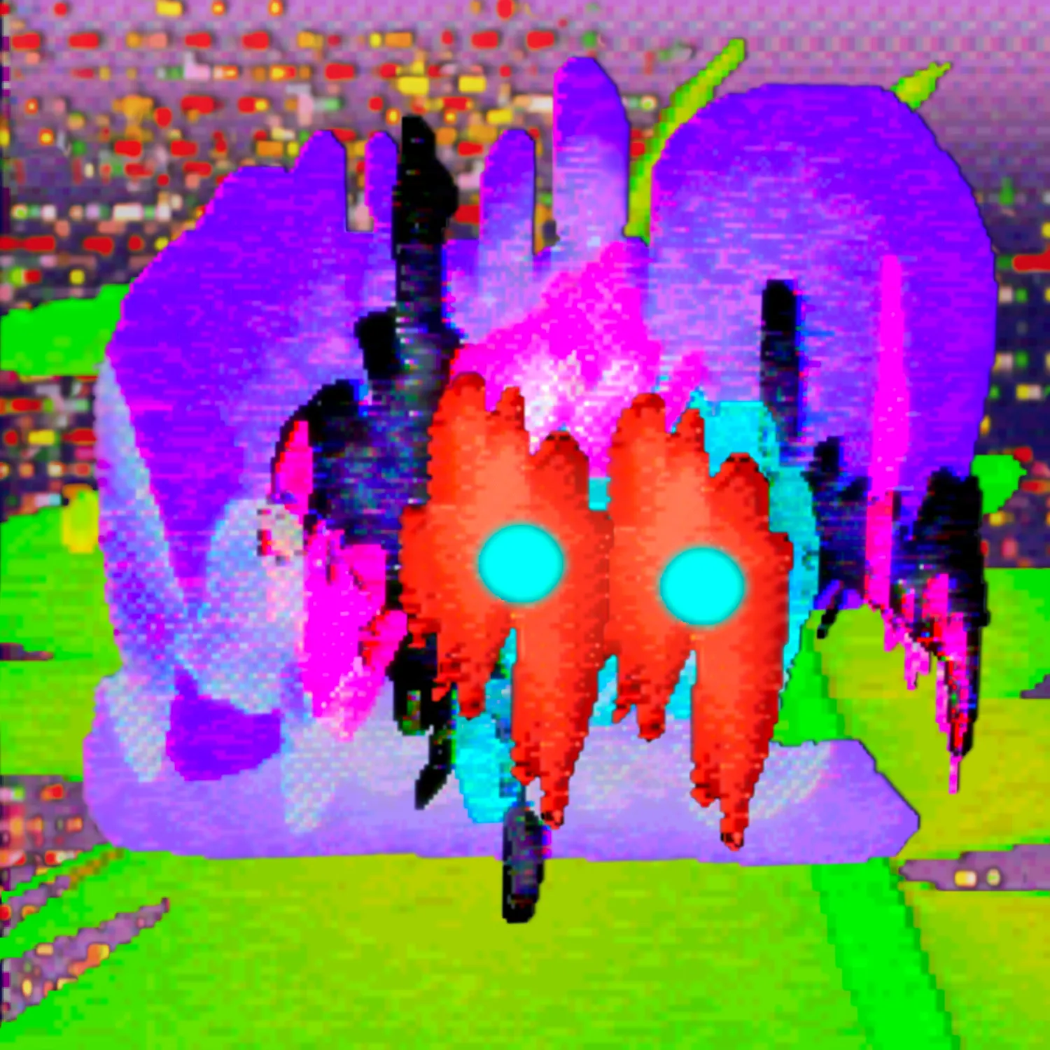 699 portraits from the year 2600 A.D. as retold by time traveler, kuujeb sharo. created from memory on an emulated amiga 1200 using digipaint v.III