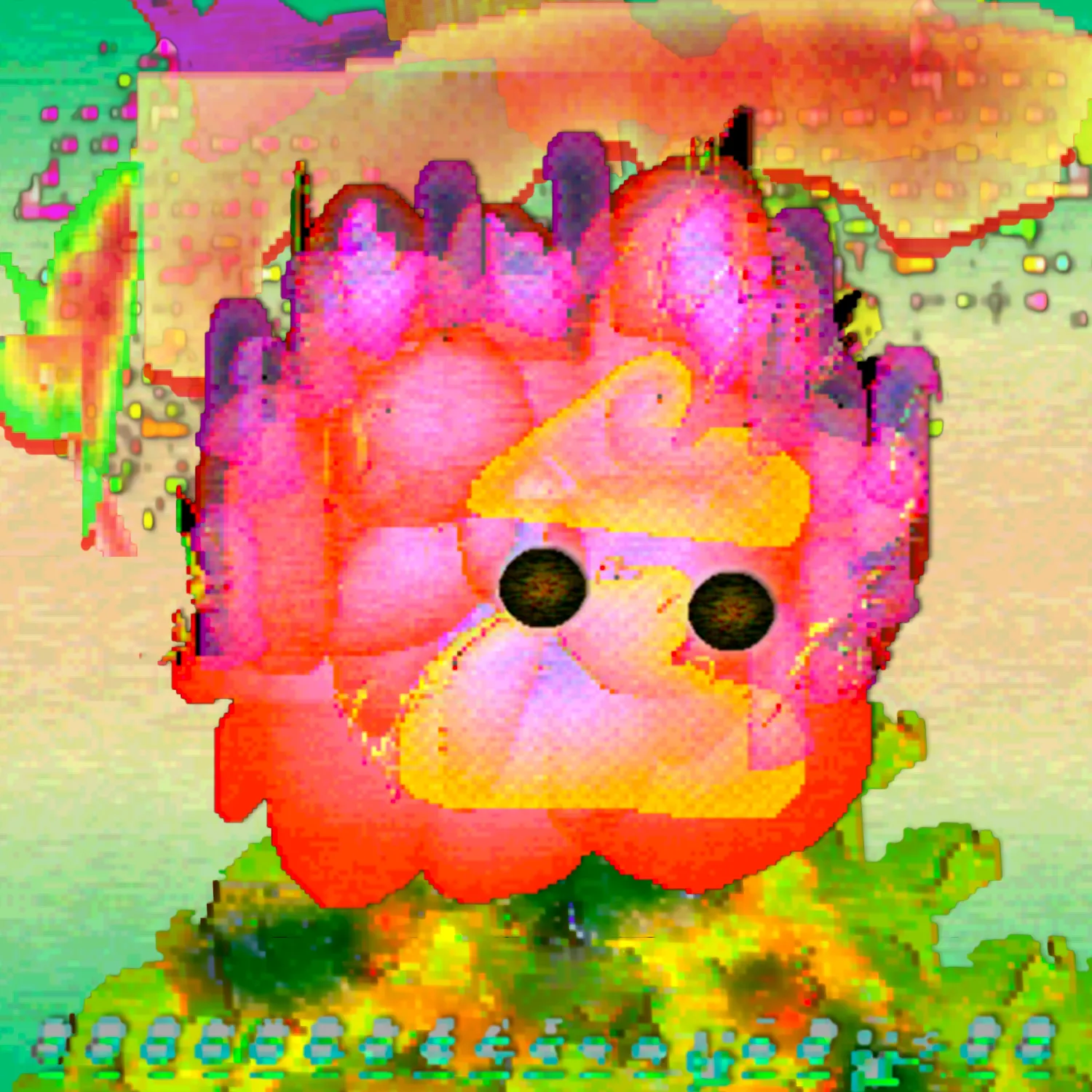 699 portraits from the year 2600 A.D. as retold by time traveler, kuujeb sharo. created from memory on an emulated amiga 1200 using digipaint v.III