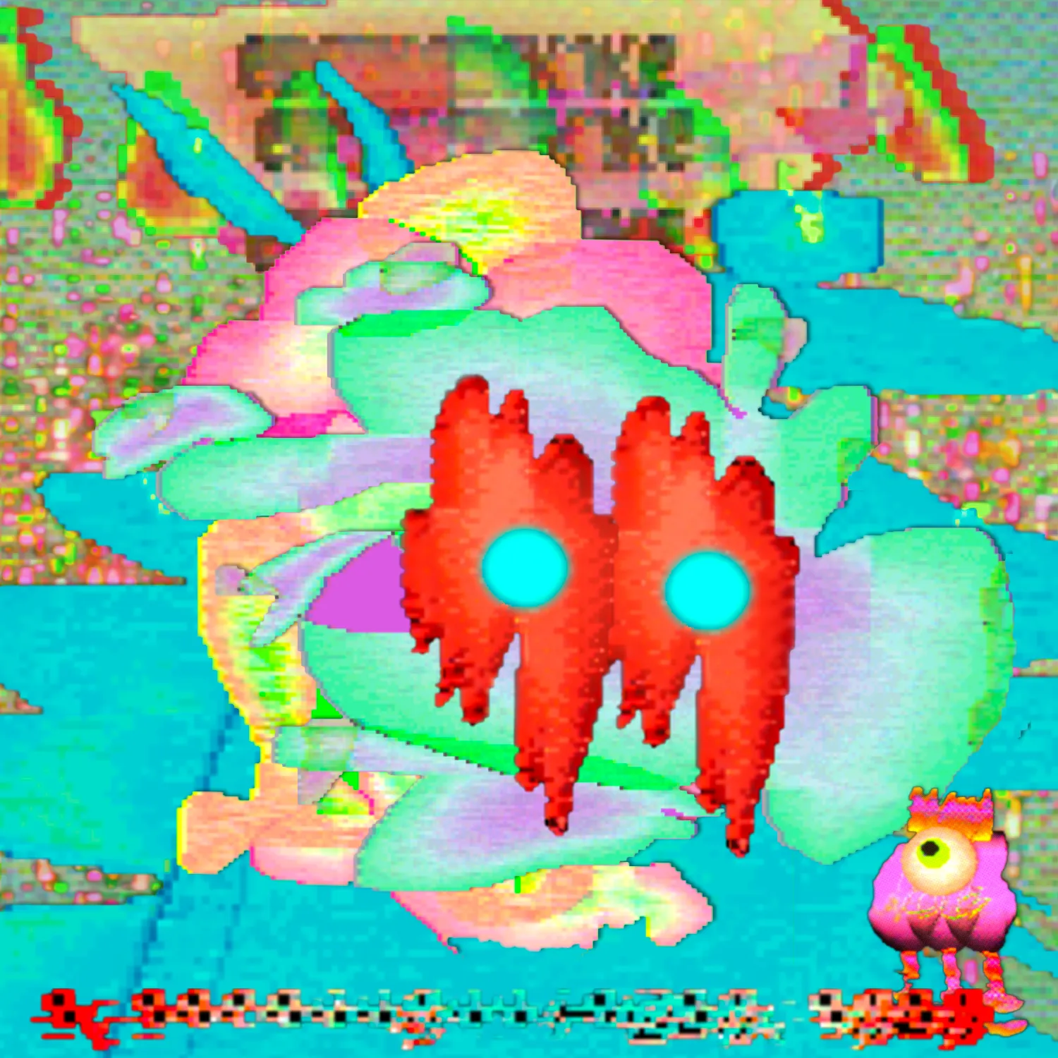 699 portraits from the year 2600 A.D. as retold by time traveler, kuujeb sharo. created from memory on an emulated amiga 1200 using digipaint v.III