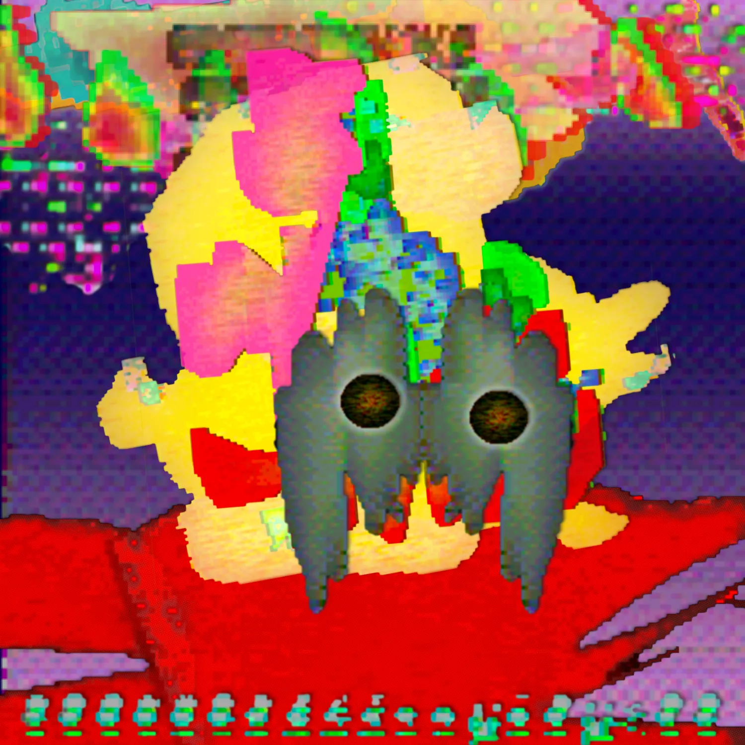 699 portraits from the year 2600 A.D. as retold by time traveler, kuujeb sharo. created from memory on an emulated amiga 1200 using digipaint v.III