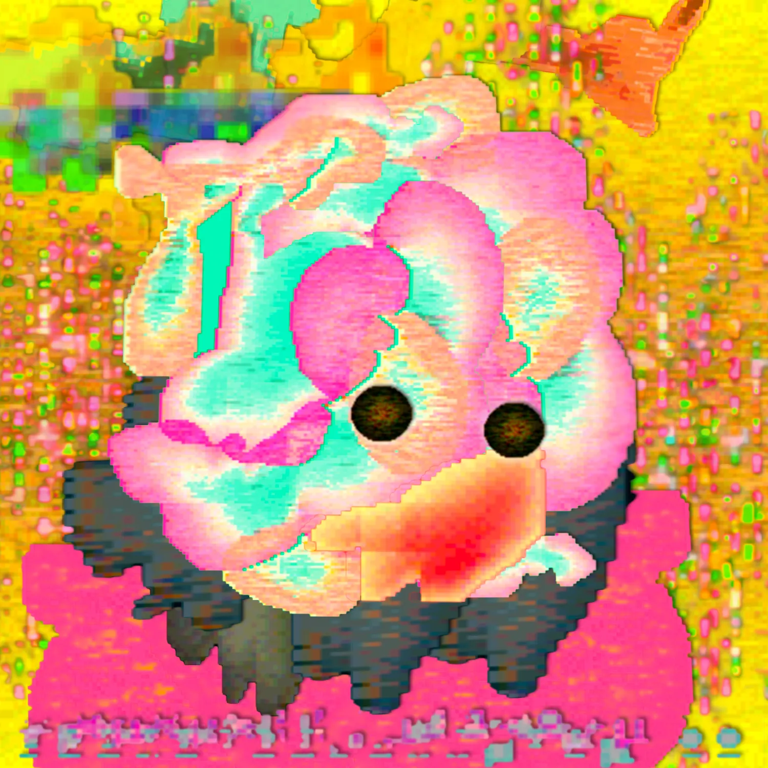 699 portraits from the year 2600 A.D. as retold by time traveler, kuujeb sharo. created from memory on an emulated amiga 1200 using digipaint v.III