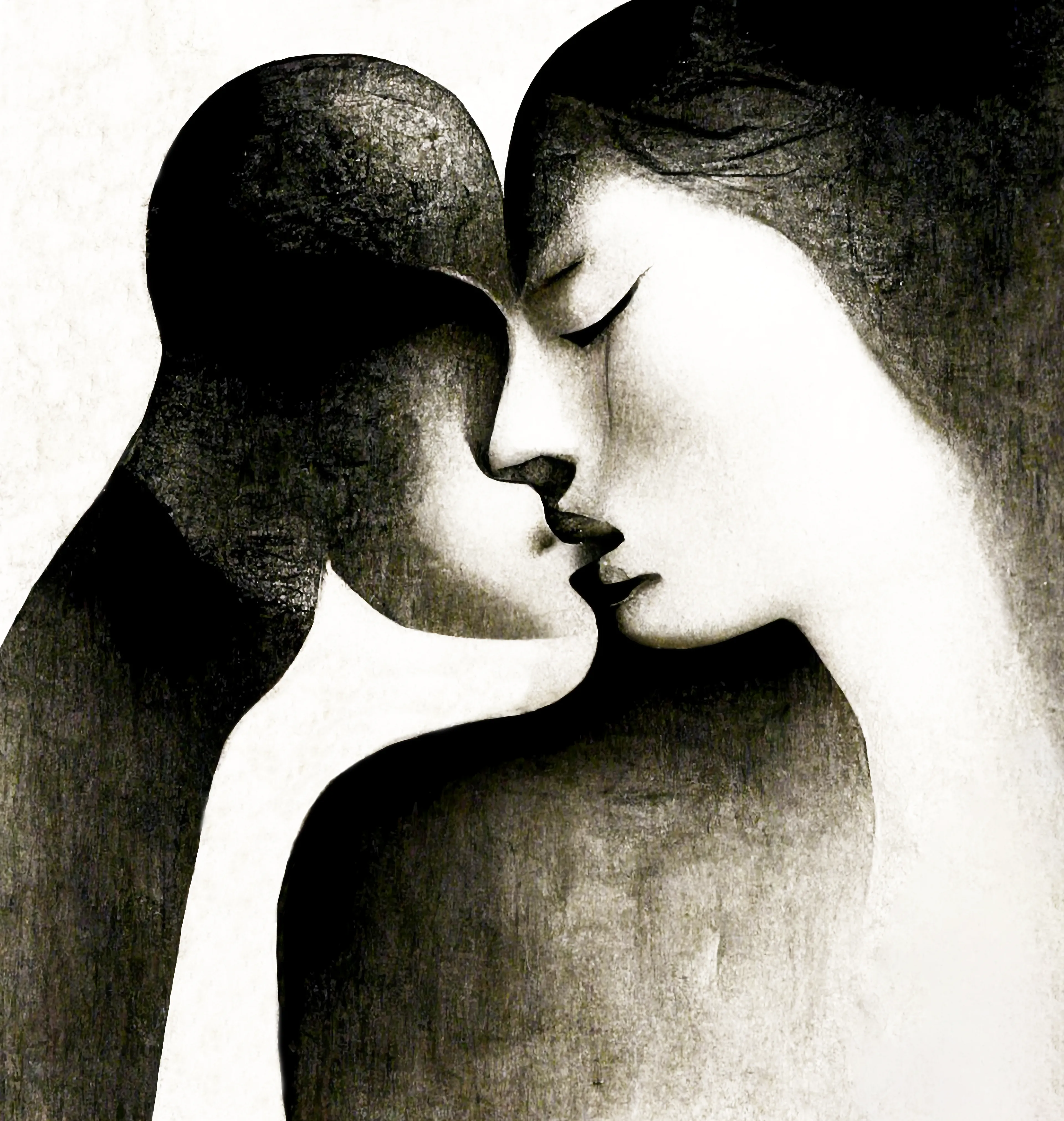 Digital painting generated with Midjourney (Artificial Intelligence) and post produced in Photoshop by The Black Void - 2023

3927 × 4138 px

"...and now that emptiness is filled with tears"

The first owner will receive an exclusive white noise track + the original piece without retouching