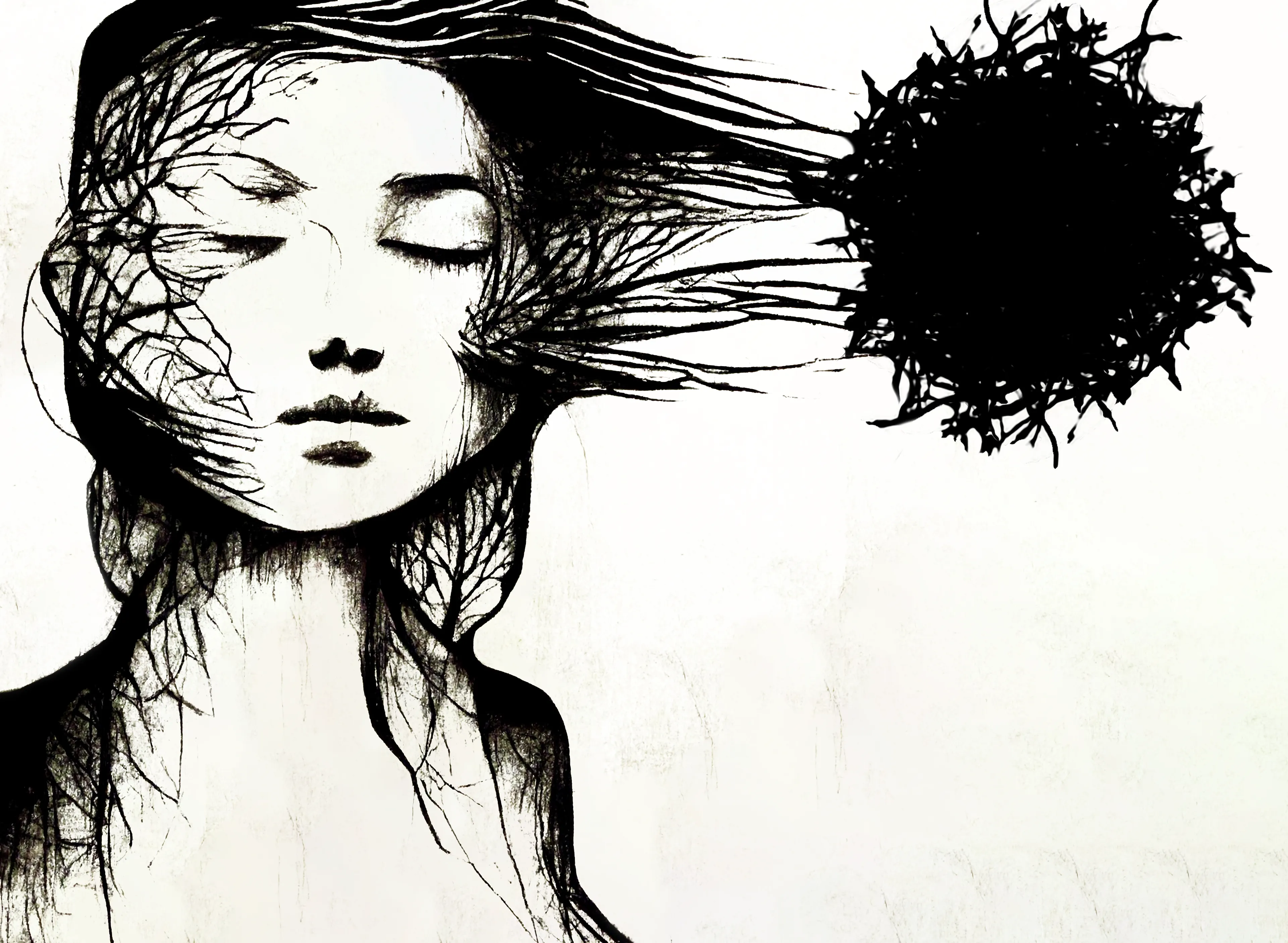 Digital painting generated with with Midjourney (Artificial Intelligence) and post produced in Photoshop by The Black Void - 2022

5831 × 4267 px

"I felt more like I was fading away, like the world had forgotten me."

The first owner will receive an exclusive white noise track + the original piece without retouching