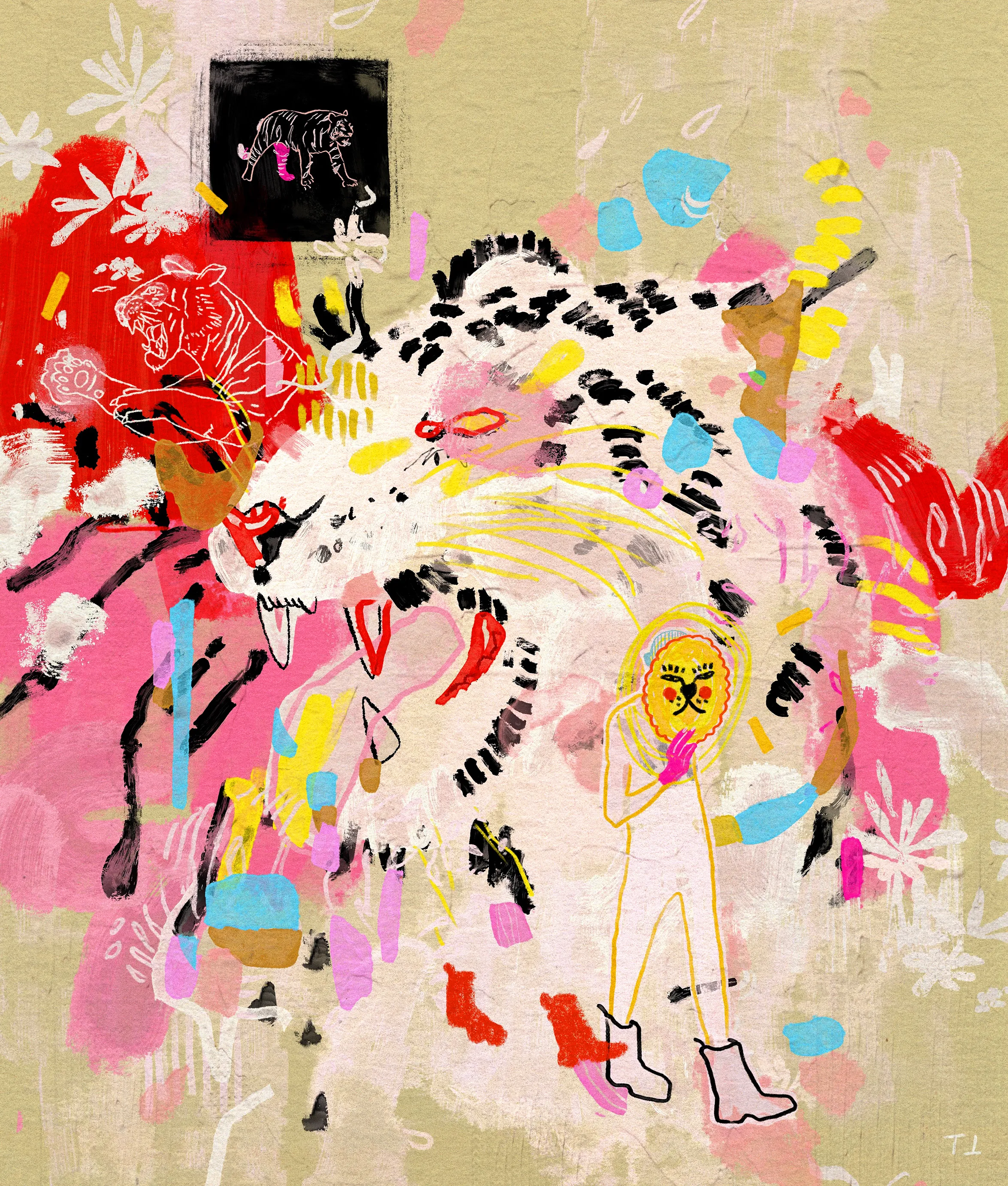 putting on a brave face  
2350px x 2765px  
digital paint studies by tiffatronn, 2023
